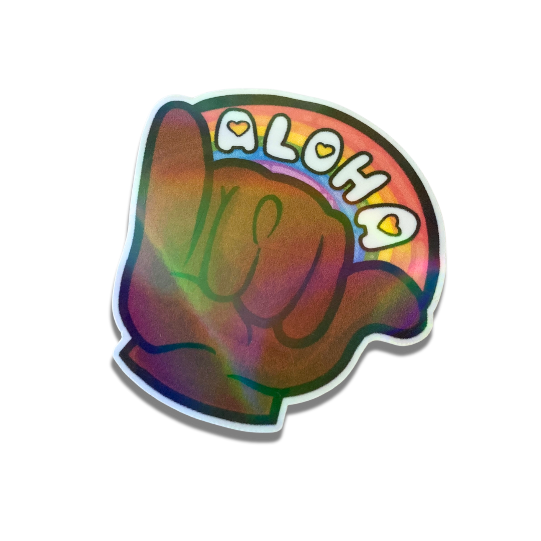 Aloha Shaka Sticker