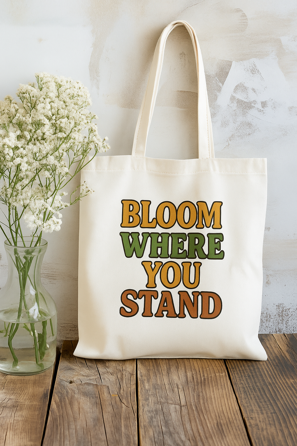 "Bloom Where You Stand" Tote Bag