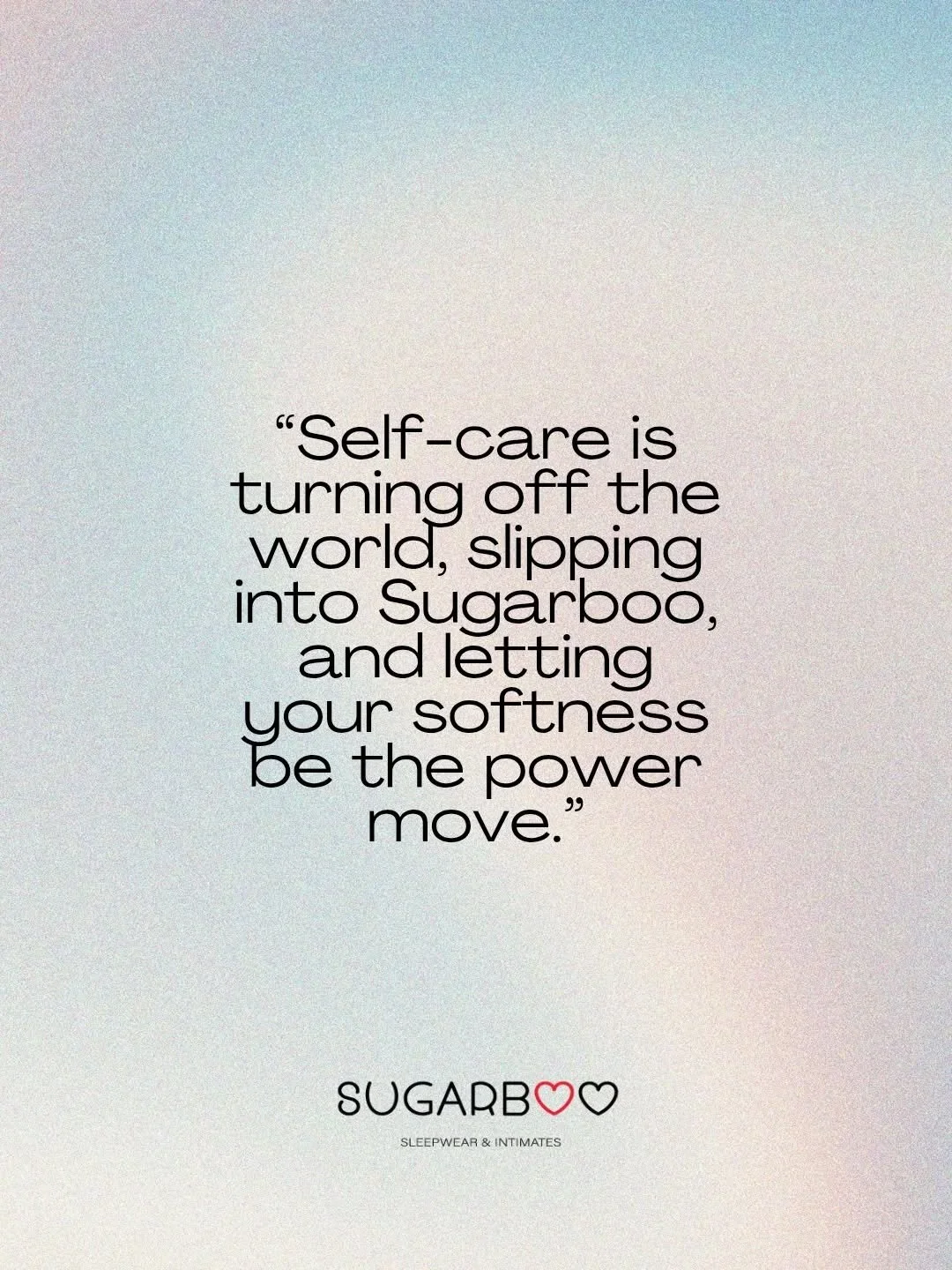 &ldquo;Self-care is turning off the world, slipping into Sugarboo, and letting your softness be the power move.&rdquo;

#Sugarboonyc #SugarbooSleepwear