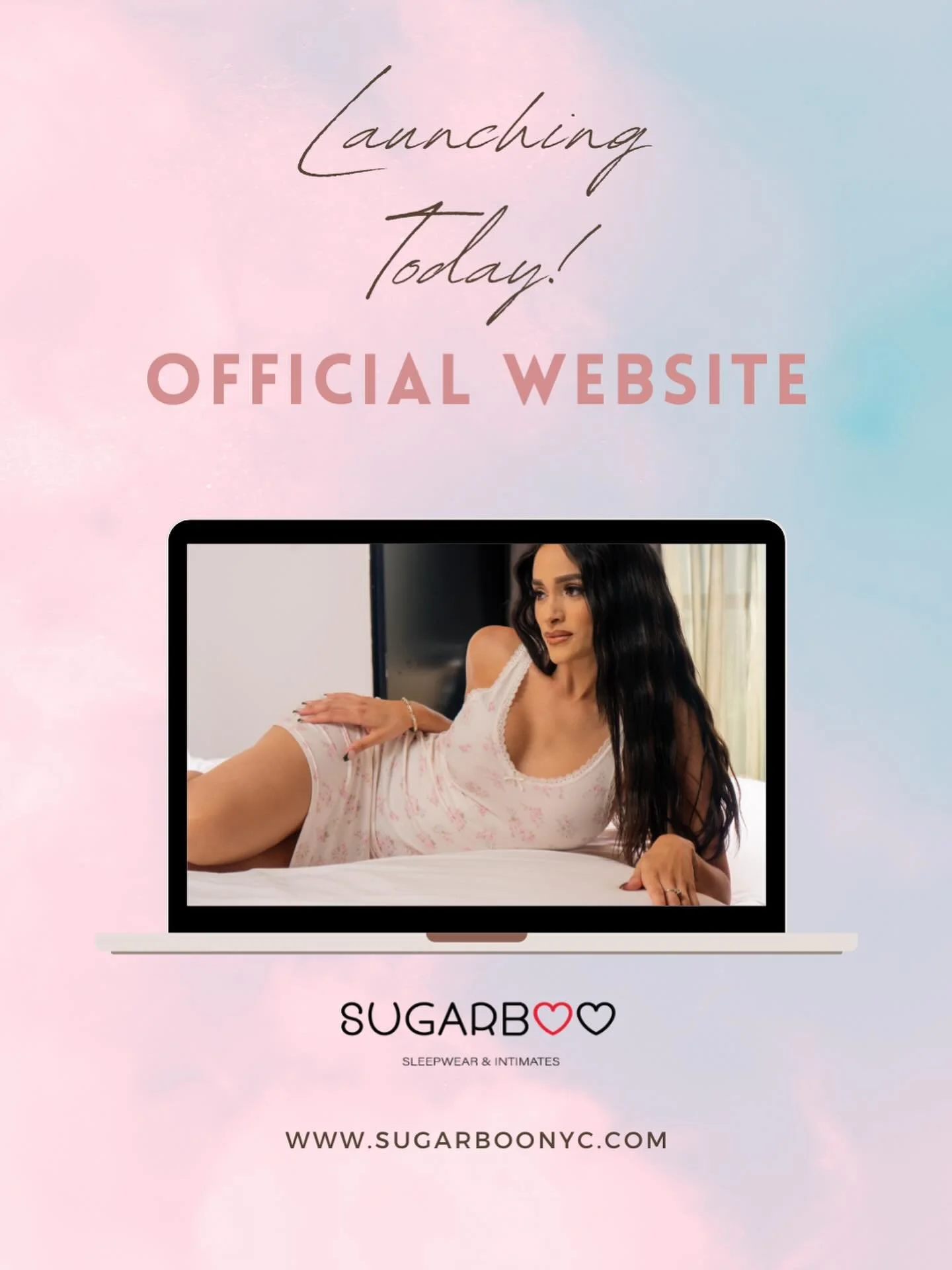 ✨ We&rsquo;re live! ✨ www.sugarboonyc.com is your new destination for luxe sleepwear that feels as good as it looks. From sweet dreams to stylish mornings &mdash; SugarBoo has you covered. 🖤 

Say hello to better nights (and cuter mornings)

#SugarB