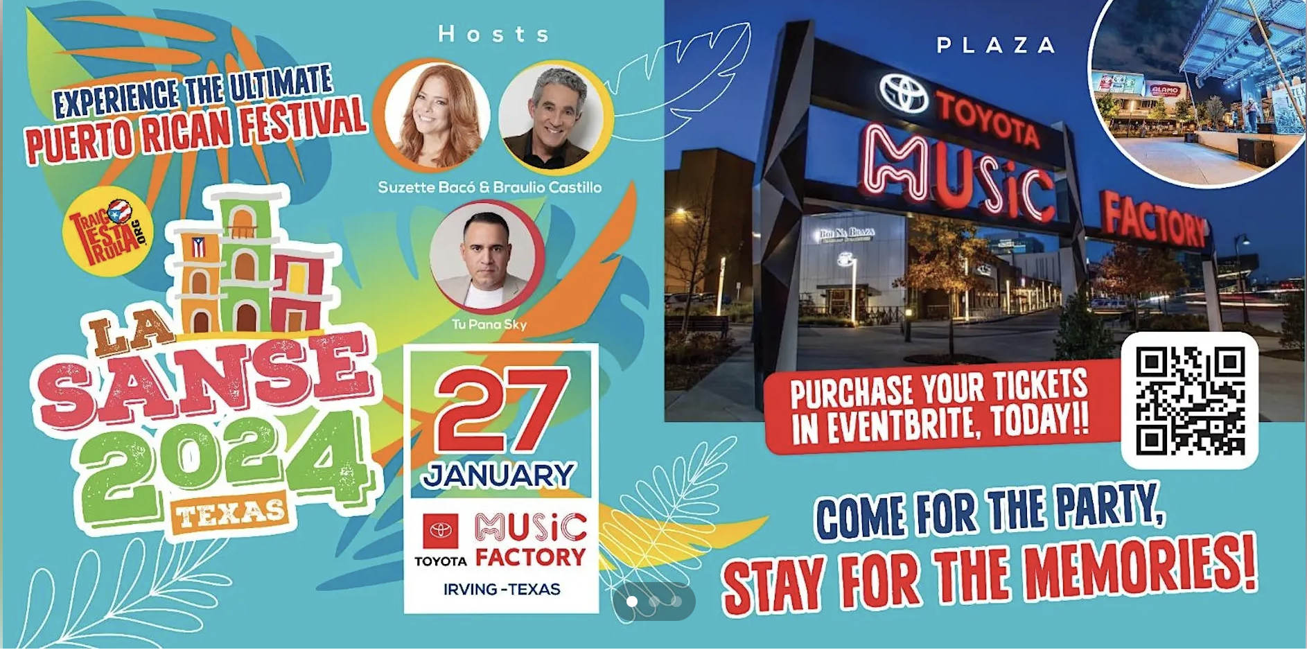 La Sanse Fest Texas
Event marketing for La Sanse Fest 2020, Texas. Full event branding and promotional materials for a major Puerto Rican cultural festival.