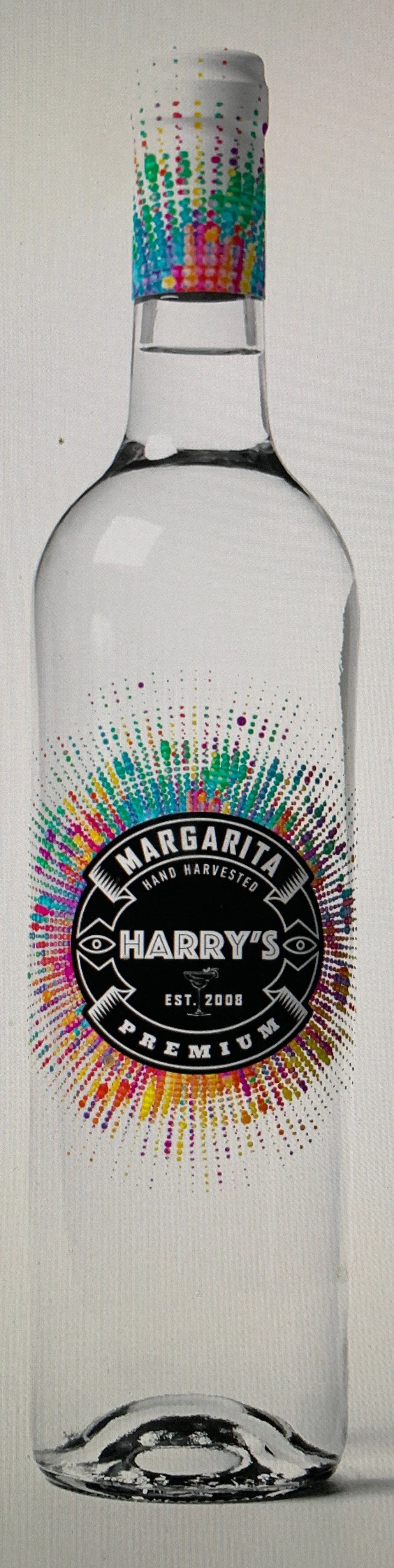Harry's Hand Harvested Margarita
Tequila bottle label design for Harry's Hand Harvested Margarita. 