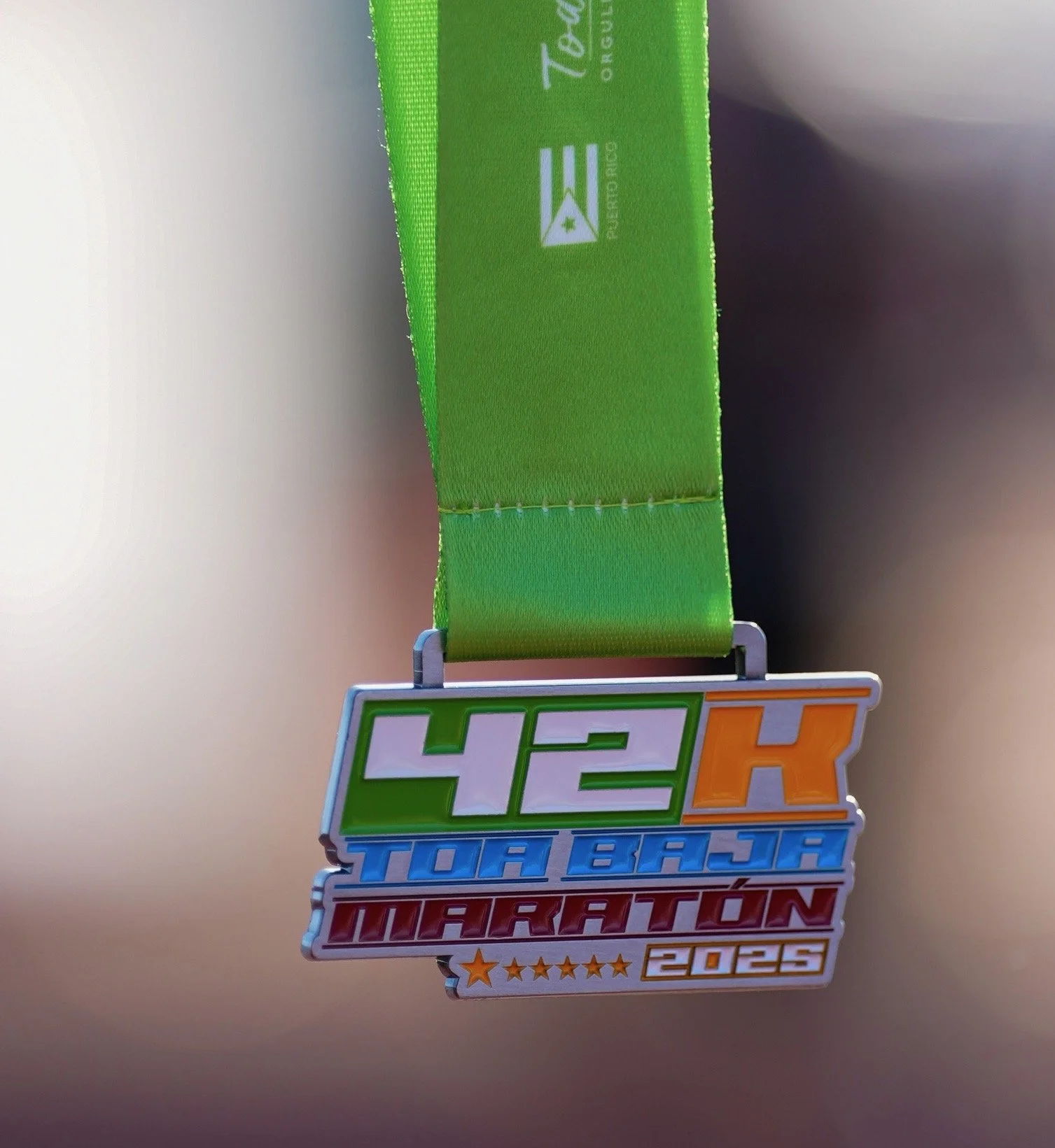 42K Toa Baja Maratón 2025
Custom race medal design for the 2025 42K Toa Baja Marathon in Puerto Rico. Illustration, typography, and production-ready artwork for a 42K finisher medal.