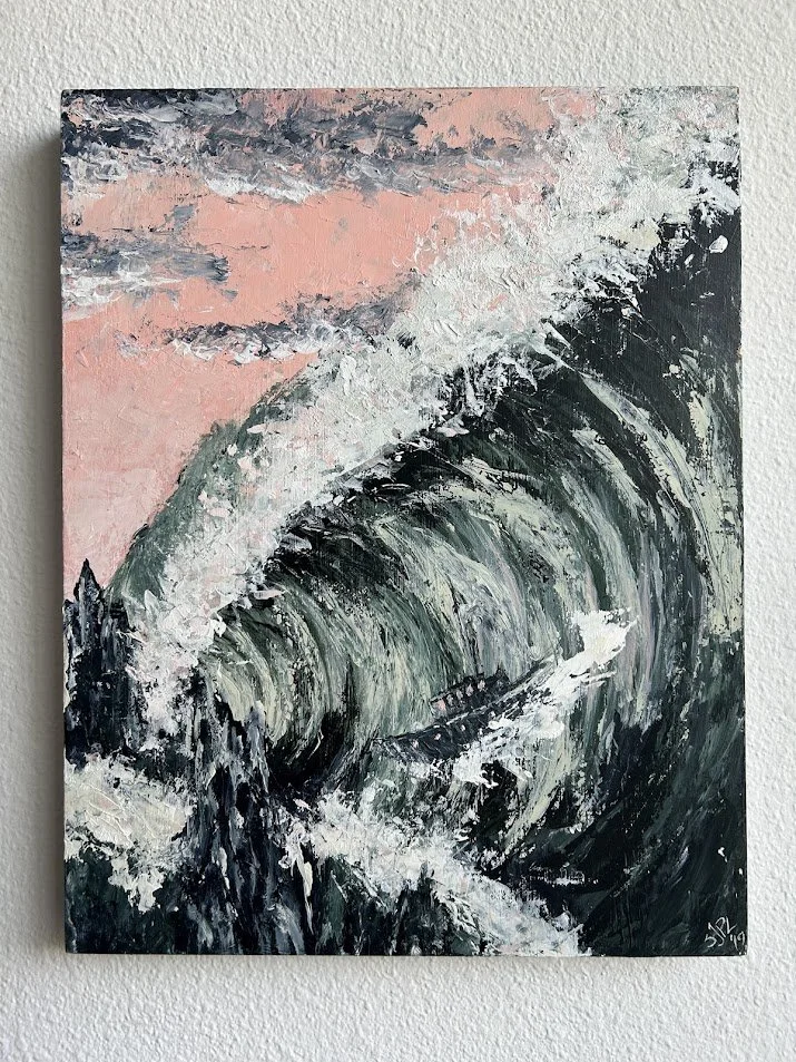 Capsize, acrylic, 2019