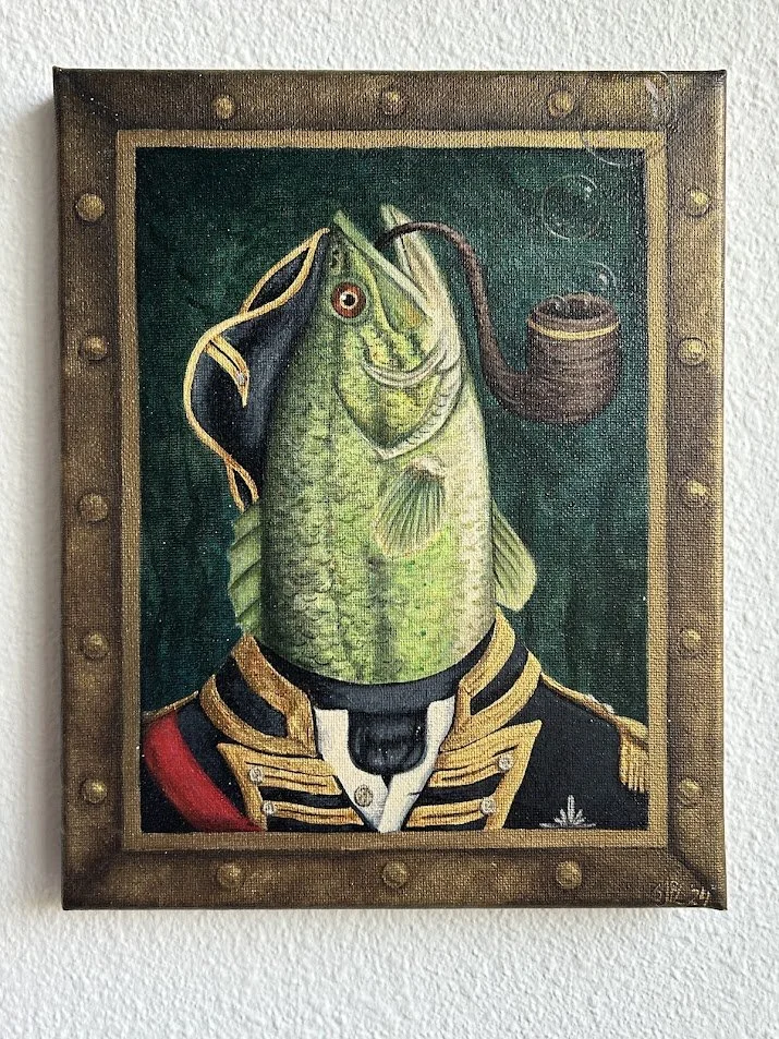 A Highly Decorated Specimen, acrylic, 2024