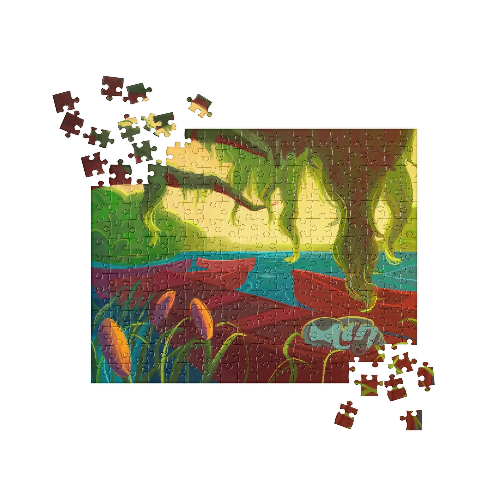 Riverside Dream (Day) Jigsaw puzzle (252 pcs)