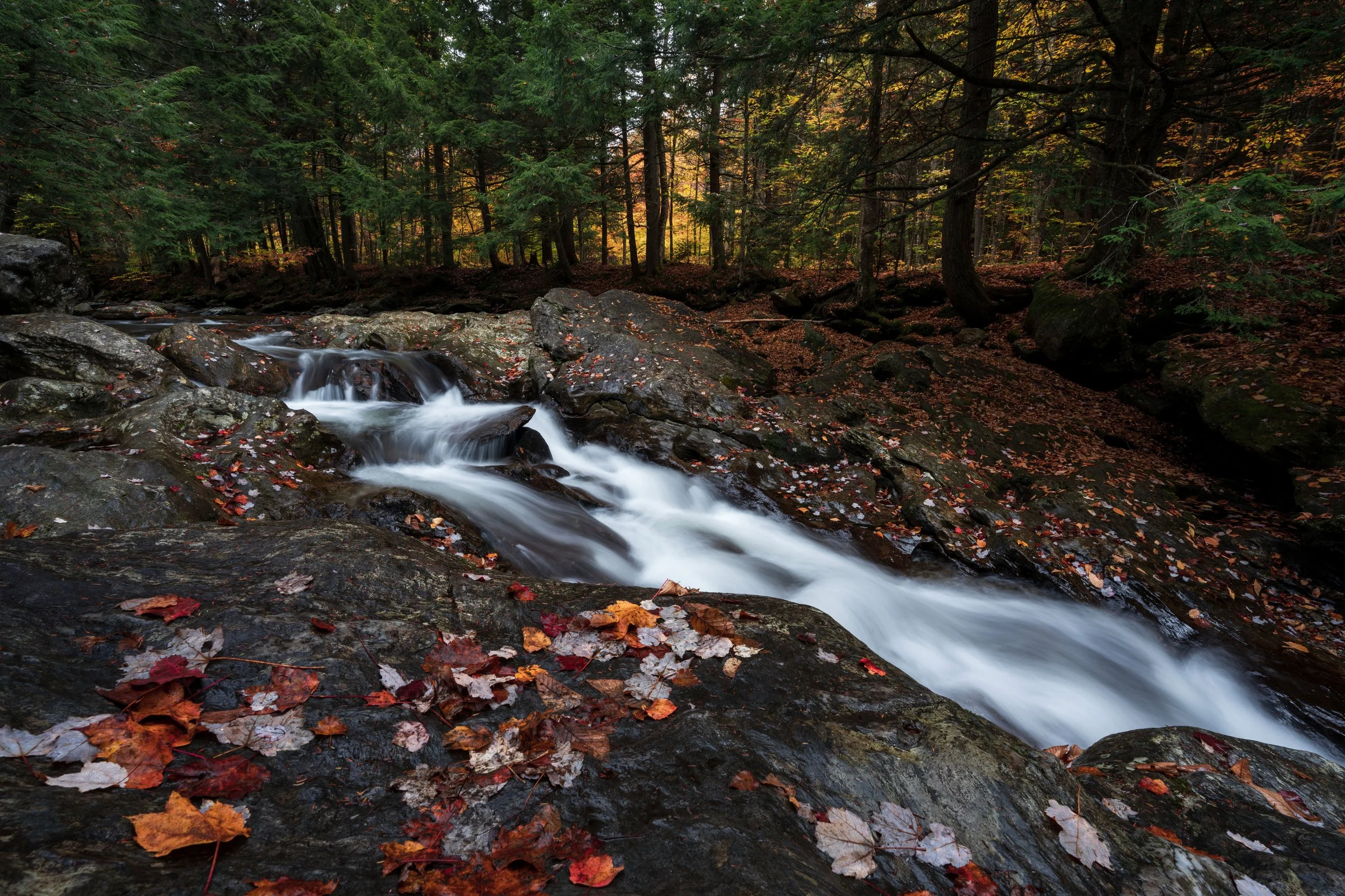 Upper Bingham Falls, Stowe Vermont