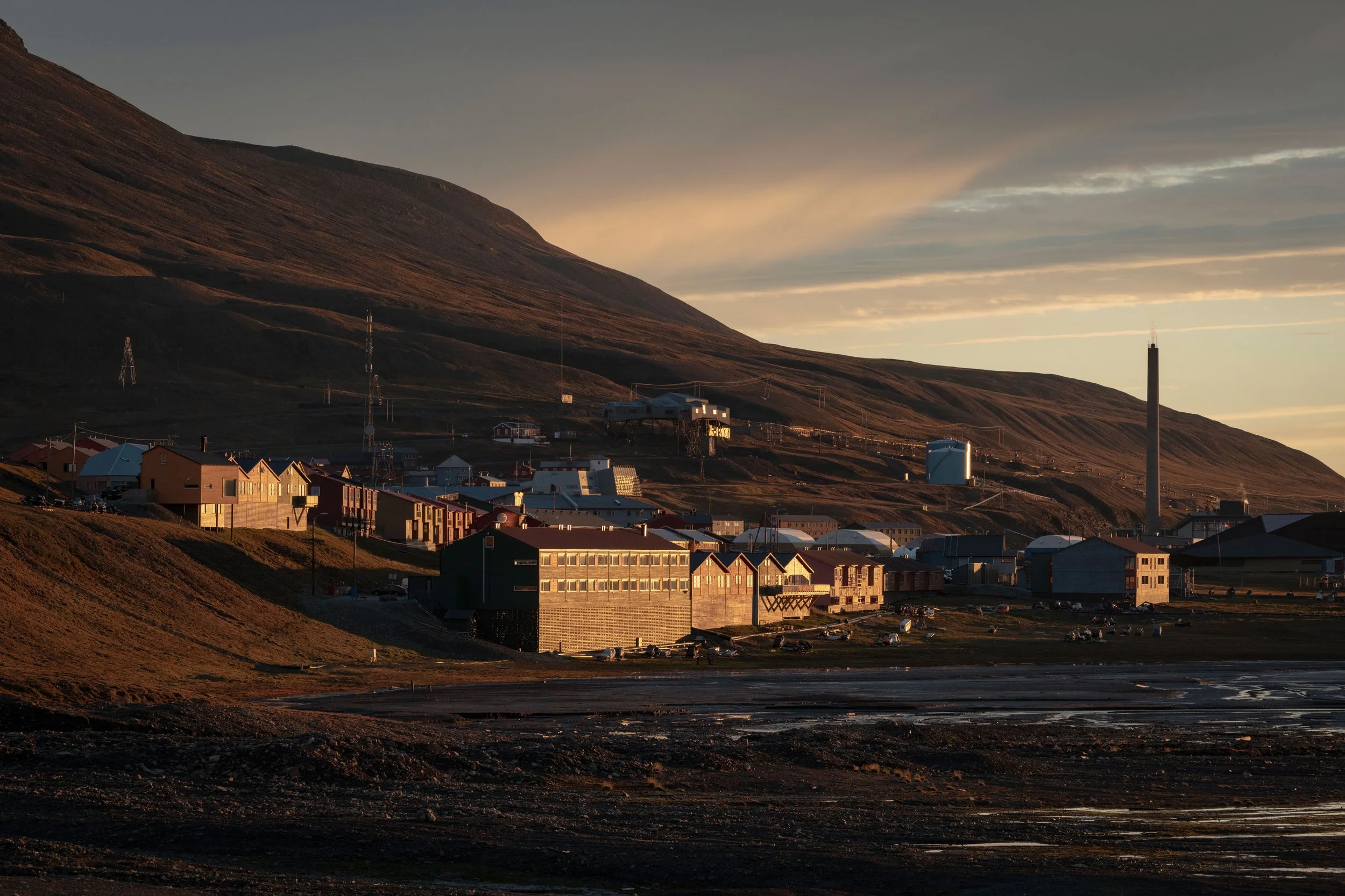 Longyearbyen at Midnight