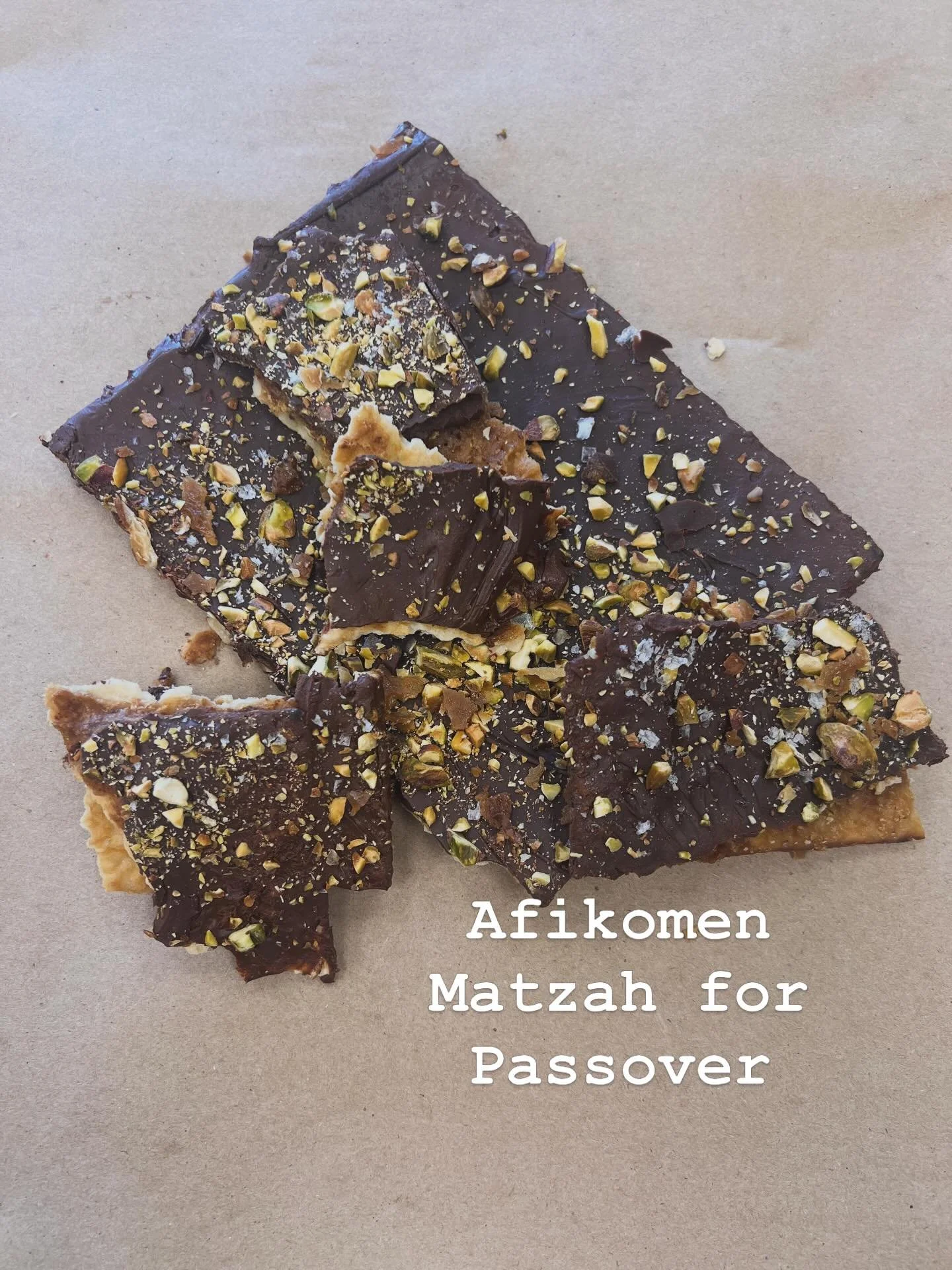 Where did you find the Afikomen hidden at Passover? Some of us remember Dad hiding it taped in the folds of the drapes or under the piano bench. Wherever it was found, it was always a favorite. Order yours from @bubbalas.  Order from our Passover men