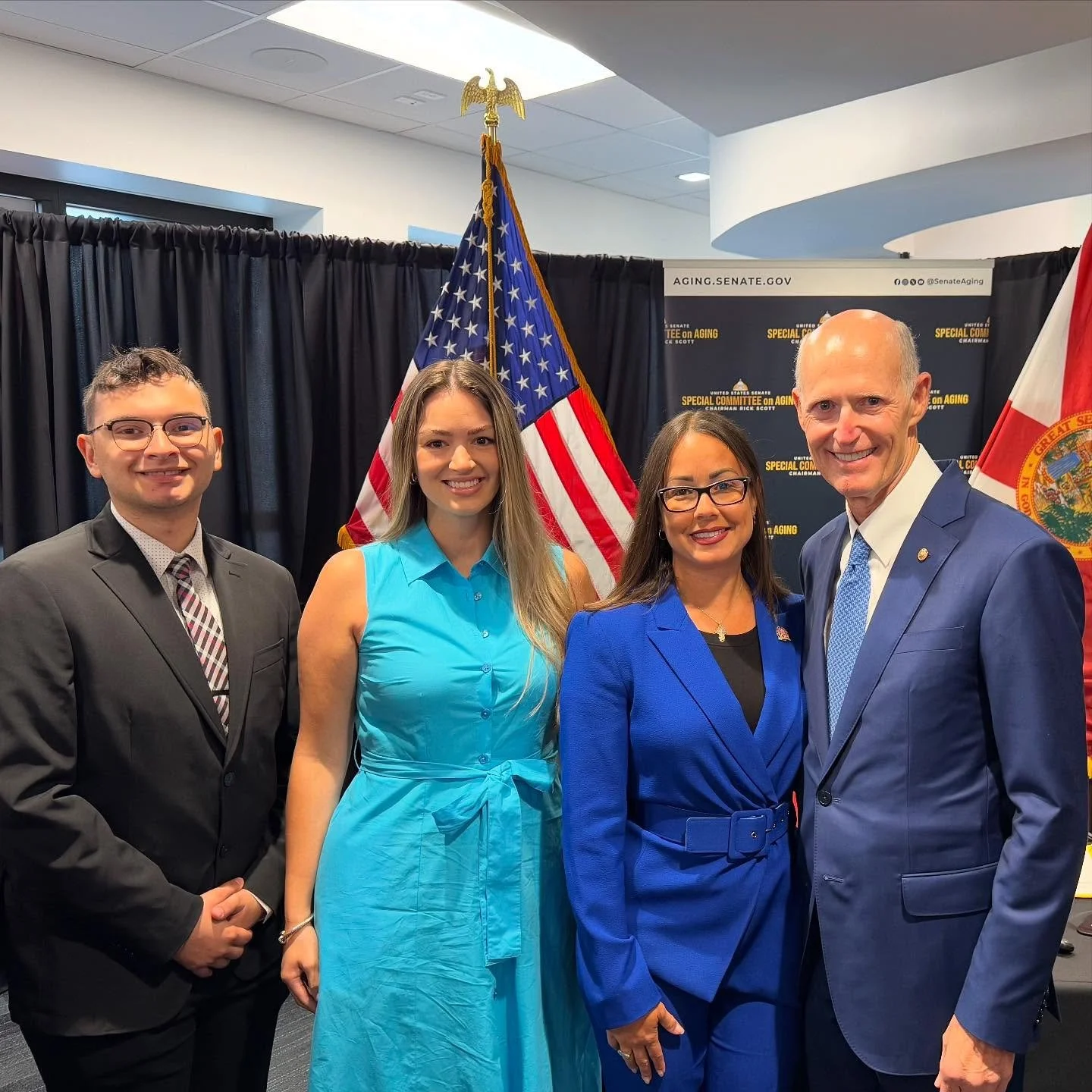 Today I had the honor of attending a powerful hearing in Doral led by @flsenrickscott, focused on stopping scams that target our older adults. From fake arrest calls to AI deepfakes and crypto schemes, these scams are getting more dangerous, and it&r