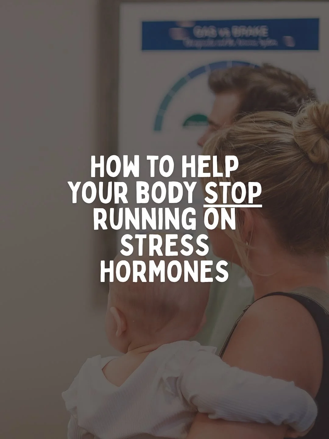 Can we all agree that we don&rsquo;t want to keep running from a bear when there&rsquo;s no bear????? 😅🥲 For real though, let&rsquo;s get our nervous system regulated so that our brain can tell our hormones what to do!! 🫶 Comment &ldquo;Hormones&r