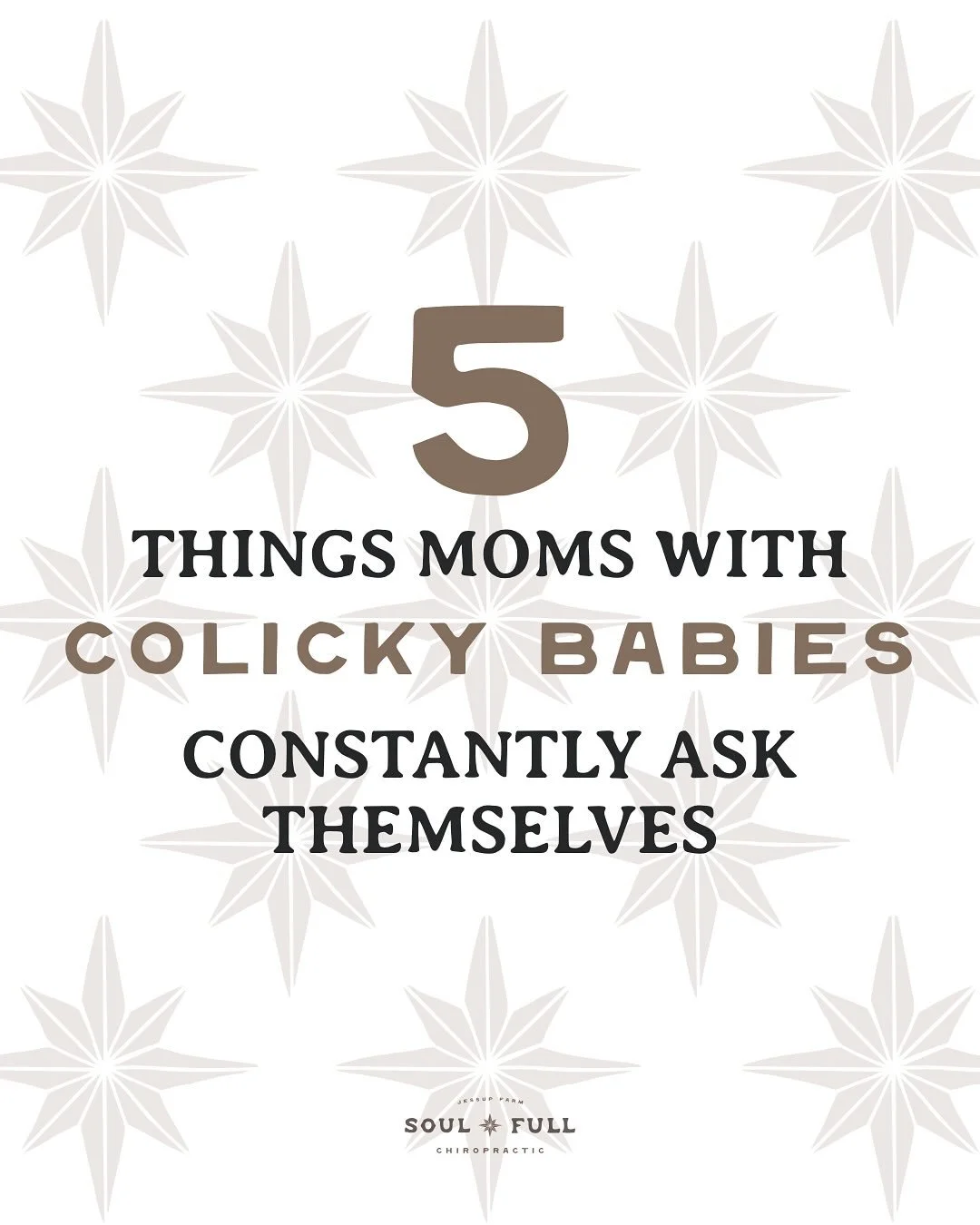 The worst feeling in the world is feeling like a failure or like you can&rsquo;t help your sweet baby. But mama, it&rsquo;s not your fault 💕

Their little bodies are super complex, and in babies who are colicky and uncomfortable, their nervous syste