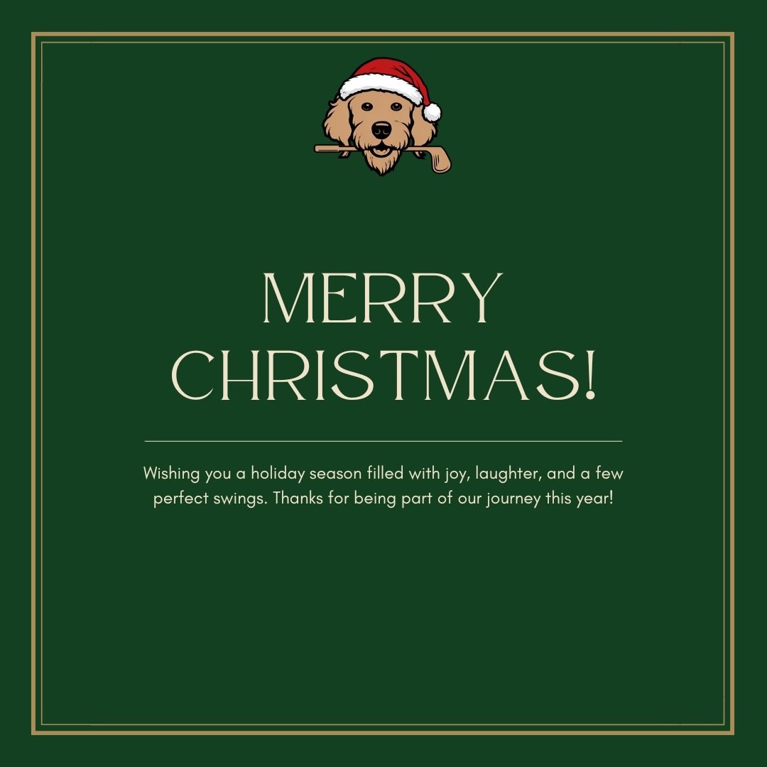 Sleighing in the holidays, one swing at a time! Merry Christmas, everyone 🎄✨