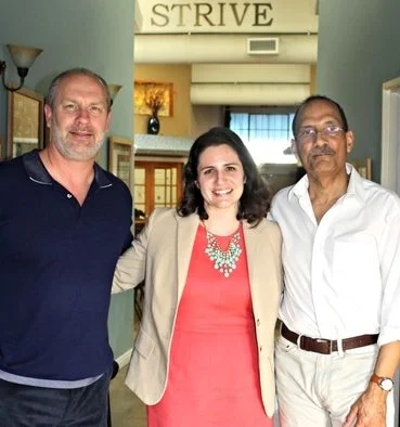 Lauren McCann, Executive Vice President of Stand Together, with Strive Founders Don Anderson and Jim Tetreau