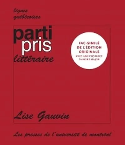 Parti pris littéraire, 1975.