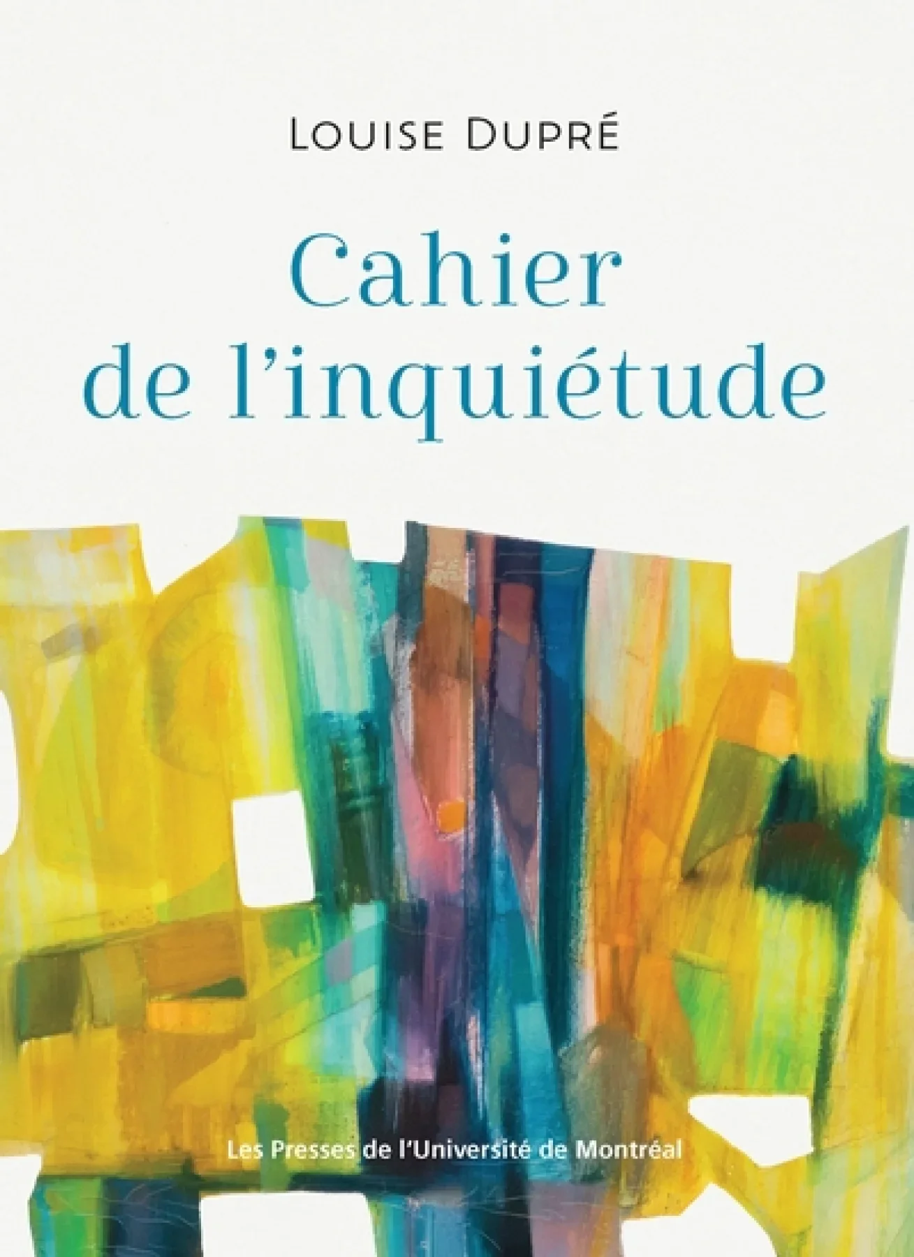 Cahier de l'inquiétude, 2026.