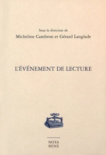 L’événement de lecture (codirection), 2015.