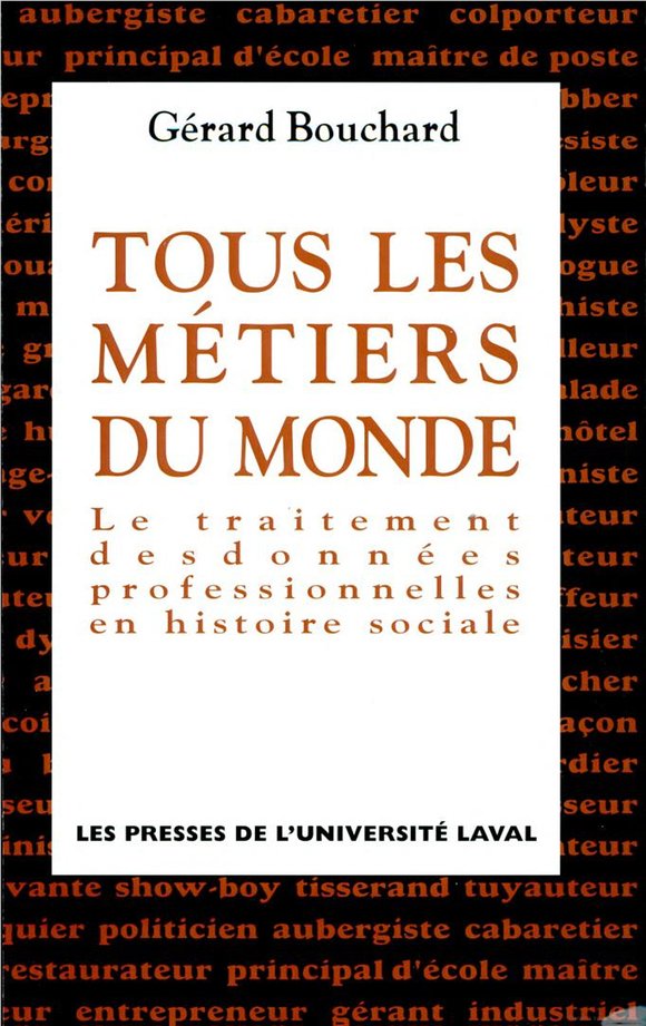 Tous les métiers du monde, 1996.