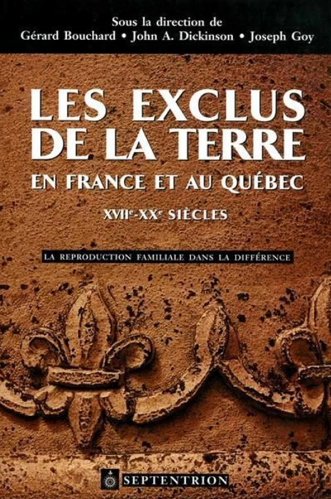 Exclus de la terre en France et au Québec, 1998.