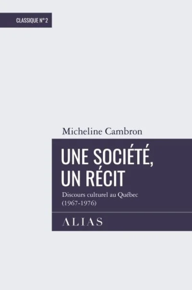 Une société, un récit, 1989.