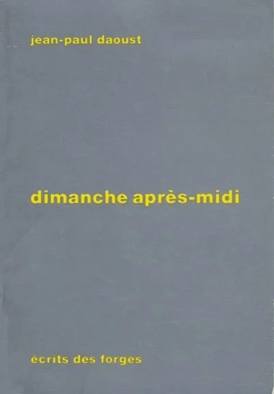 Dimanche après-midi, 1985.