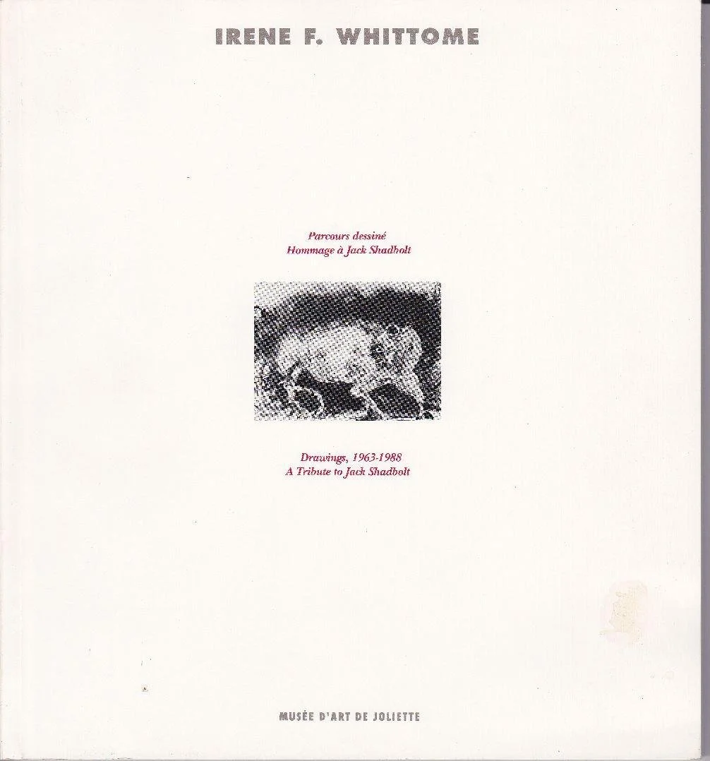 Irene F. Whittome, Parcours dessiné, Hommage à Jack Shadbolt, 1989.
