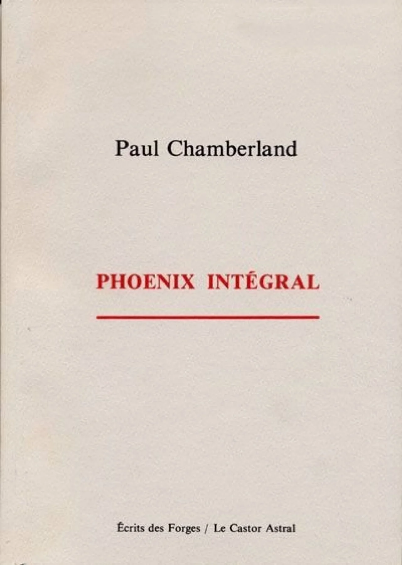 Phœnix intégral, 1988.