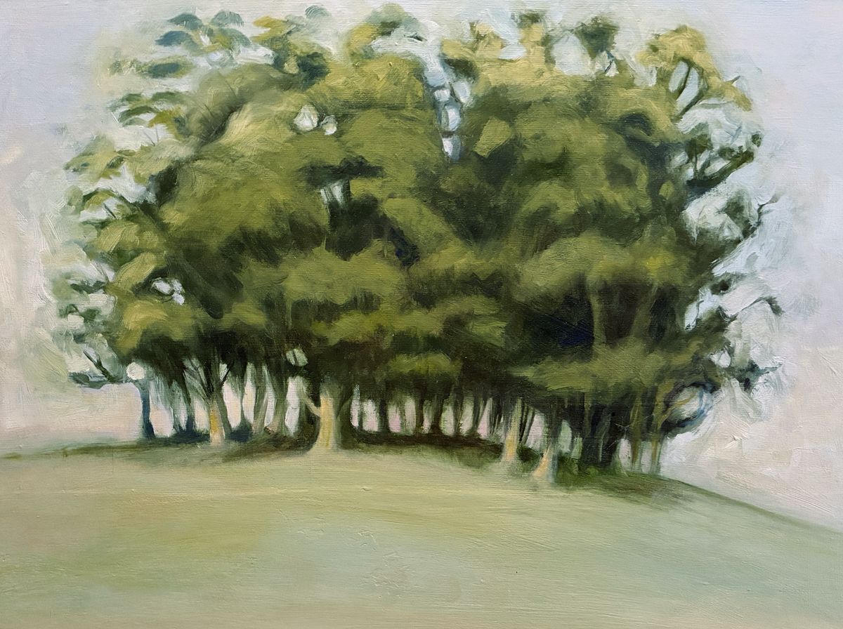 Sonoma Copse 1, Acrylic on Canvas 20"h x 16"w
