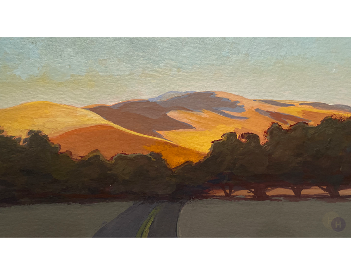 Mt Diablo from Castle Rock Rd