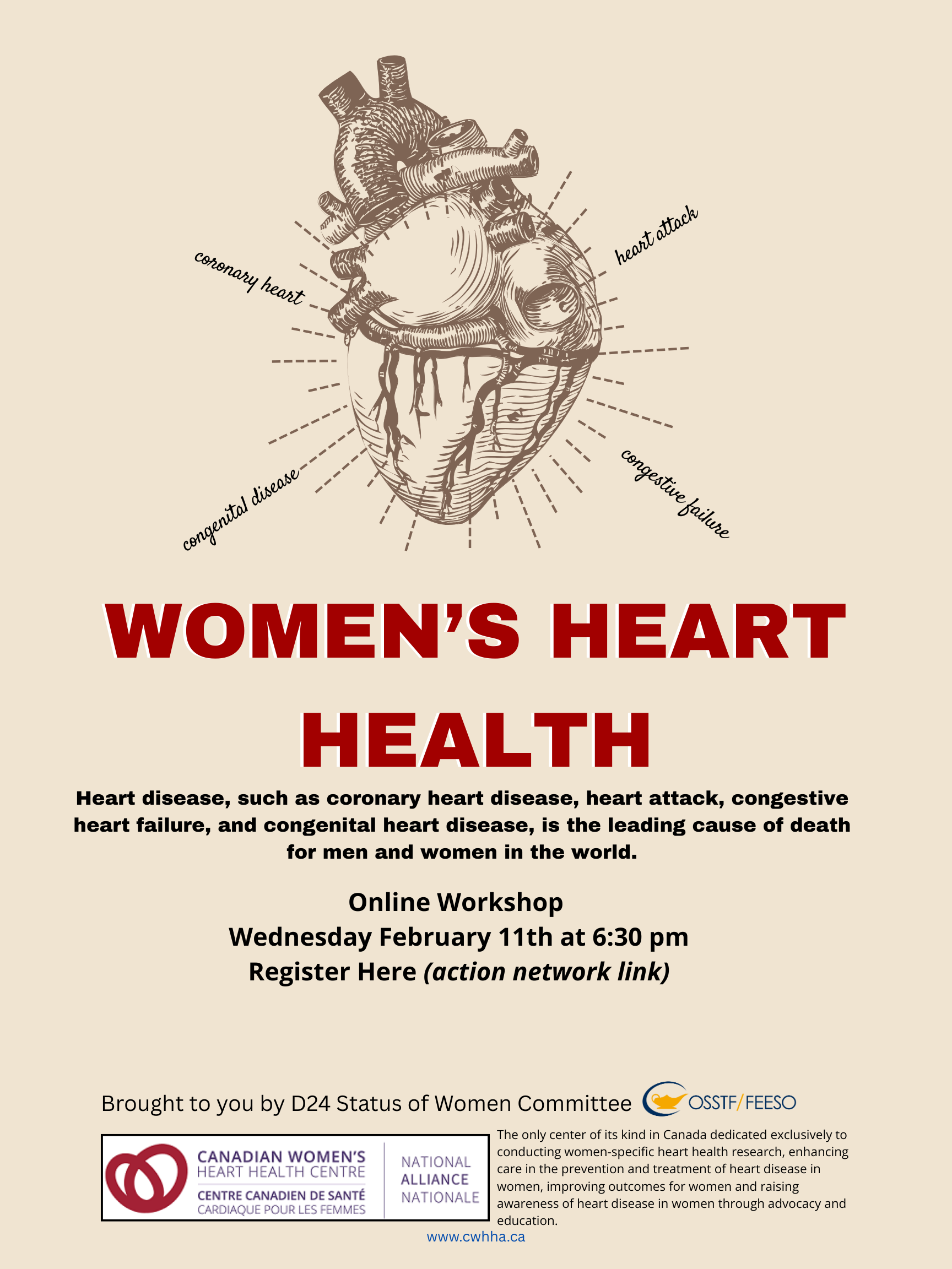 Women's Heart Health Online Workshop