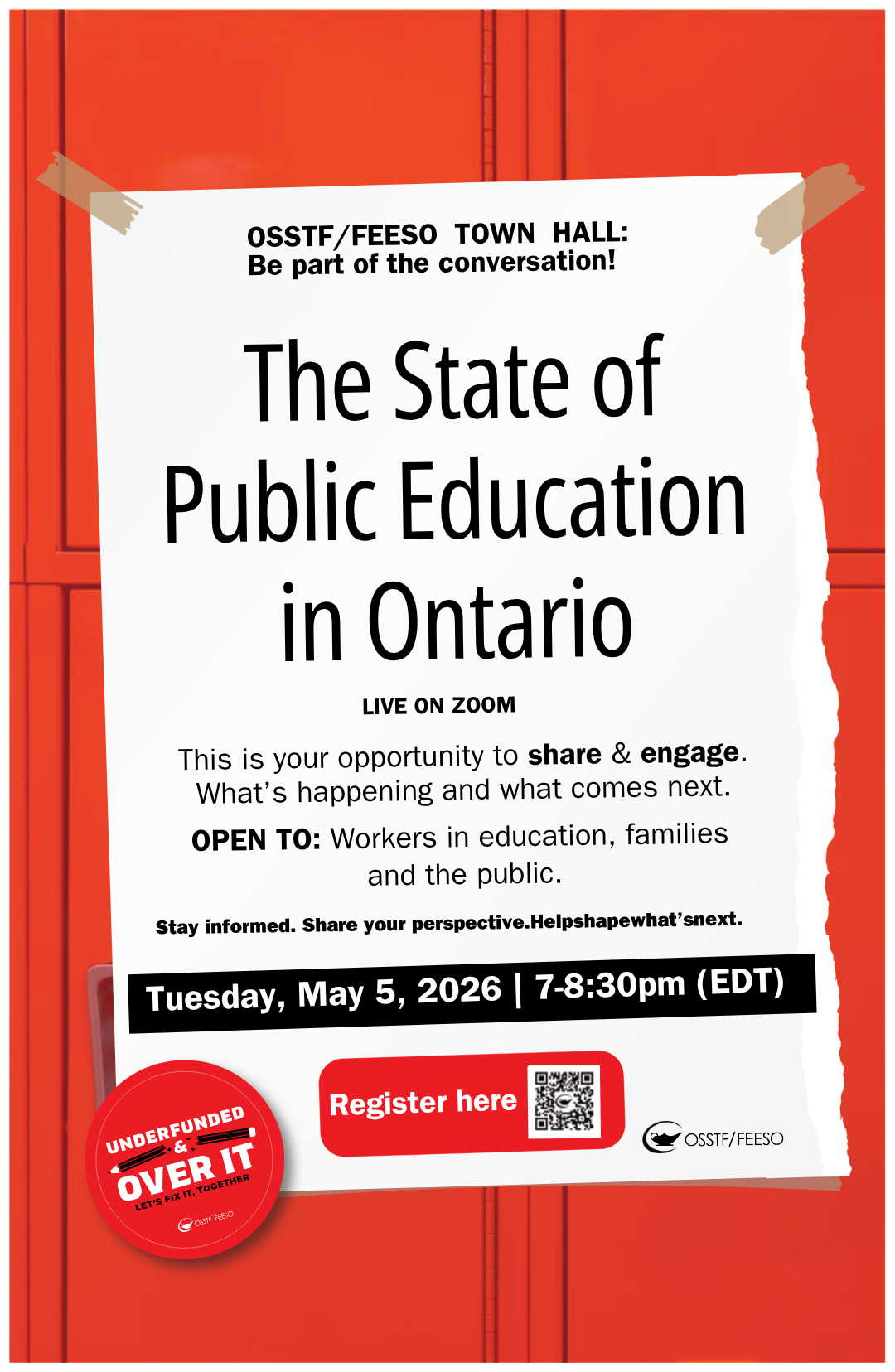 OSSTF Provincial Town Hall