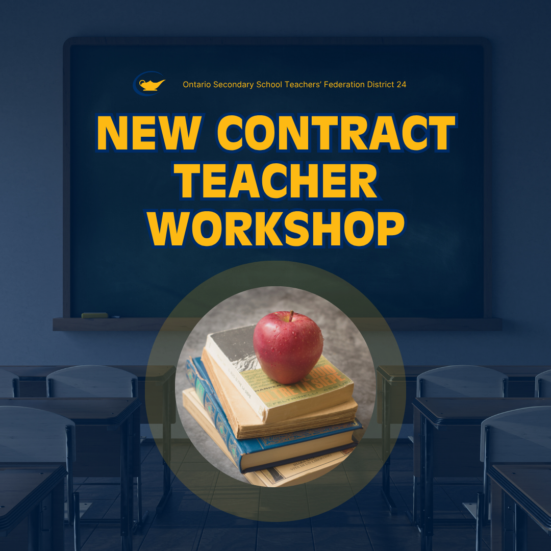 New Contract Teacher Workshop