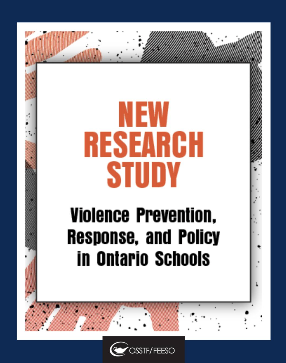 New Research Study: Violence Prevention, Response, and Policy in Ontario Schools
