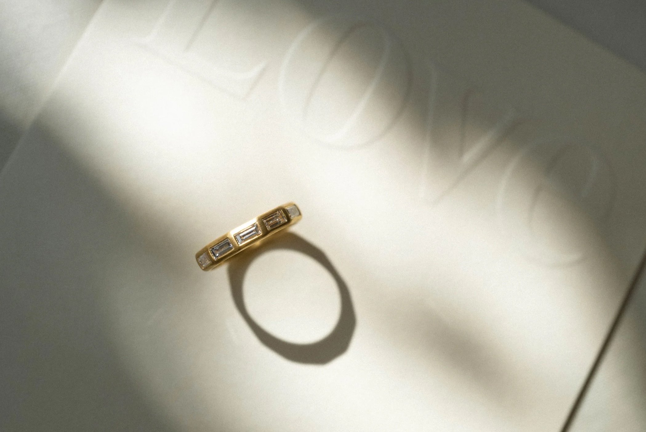 Diamond Baguette Band