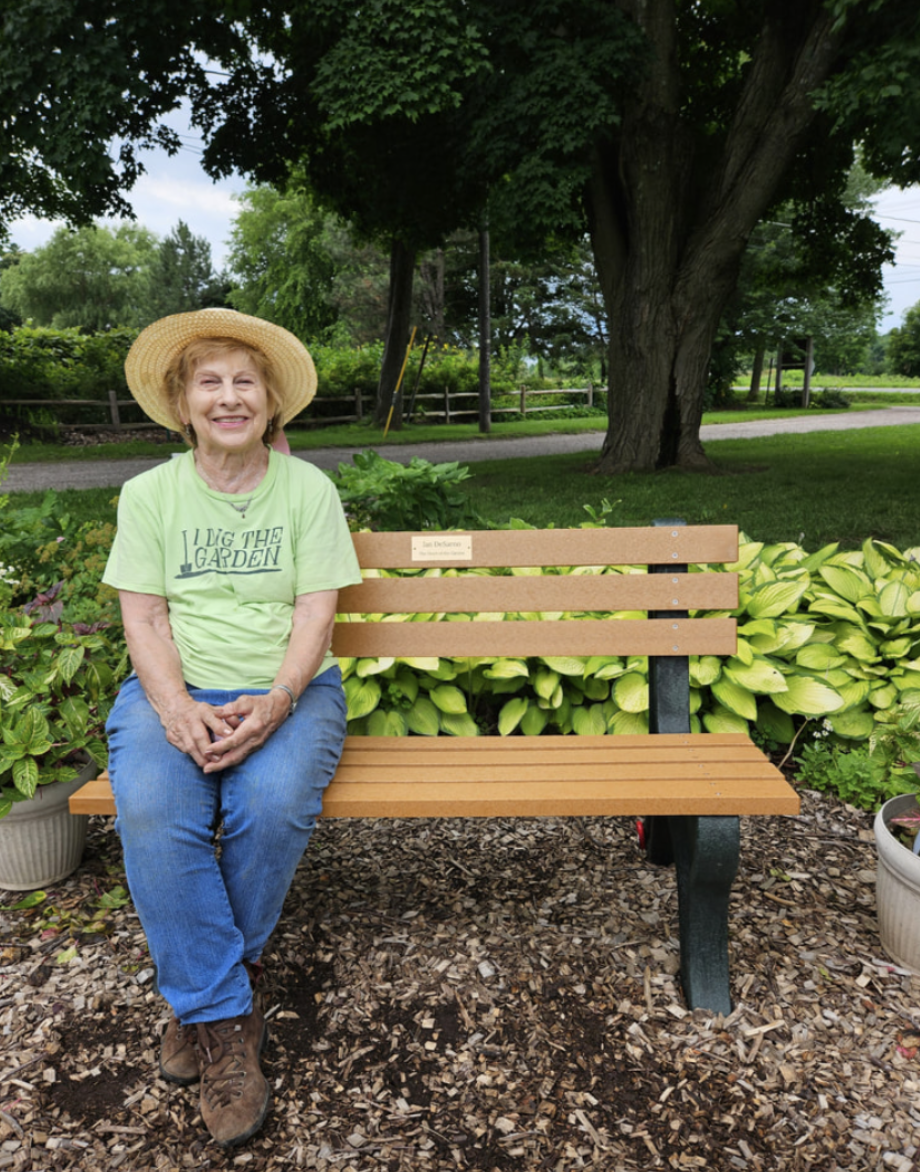 Burlington Garden Club Honors Founding Member With Bench