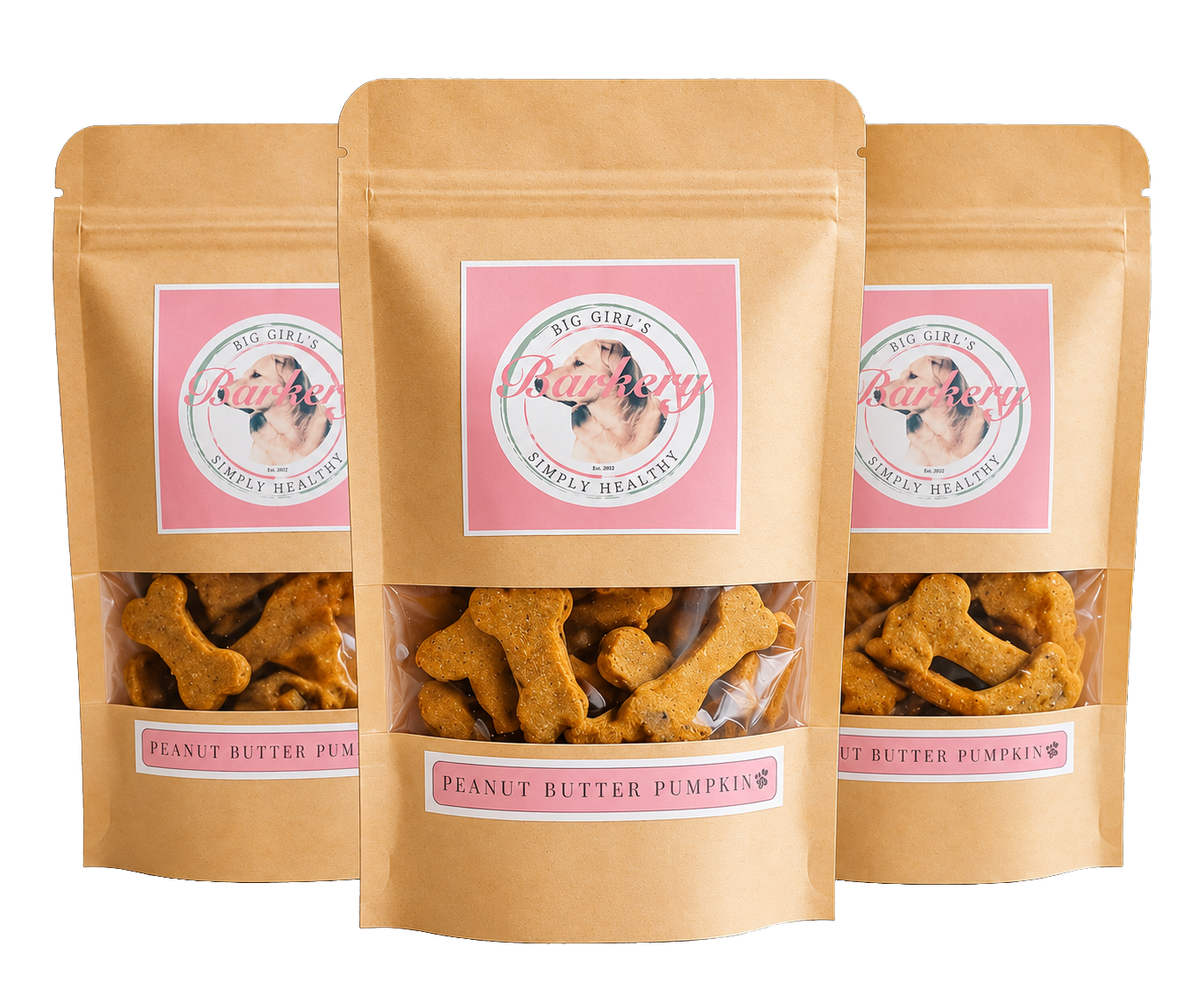Peanut Butter Pumpkin Biscuit — 3-Bag Bundle