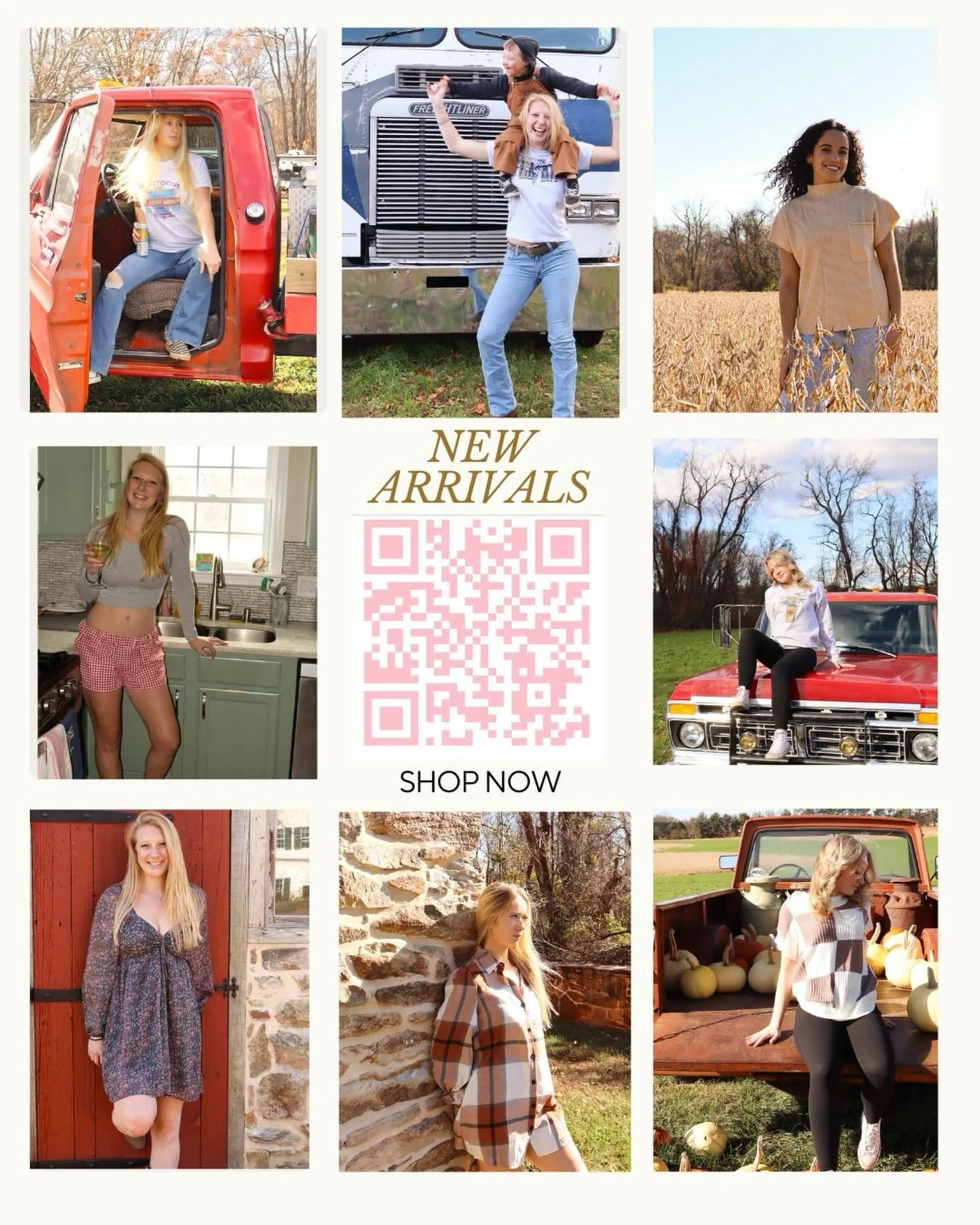 Just in time for Christmas 🎁✨ Soft textures, warm tones, and styles made for the festive season. Shop the new arrivals today!