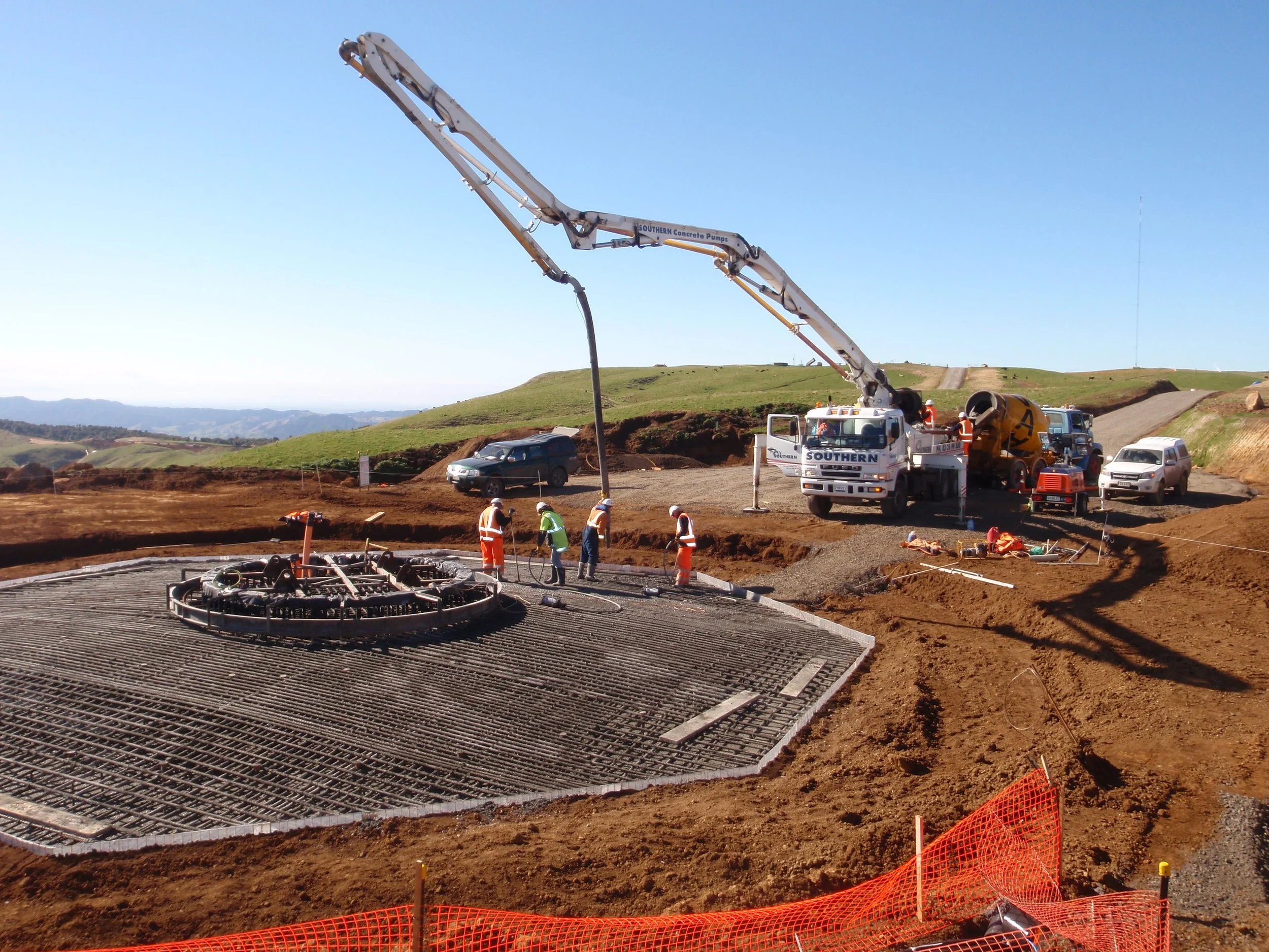 pouring concrete for turbine foundation base.JPG