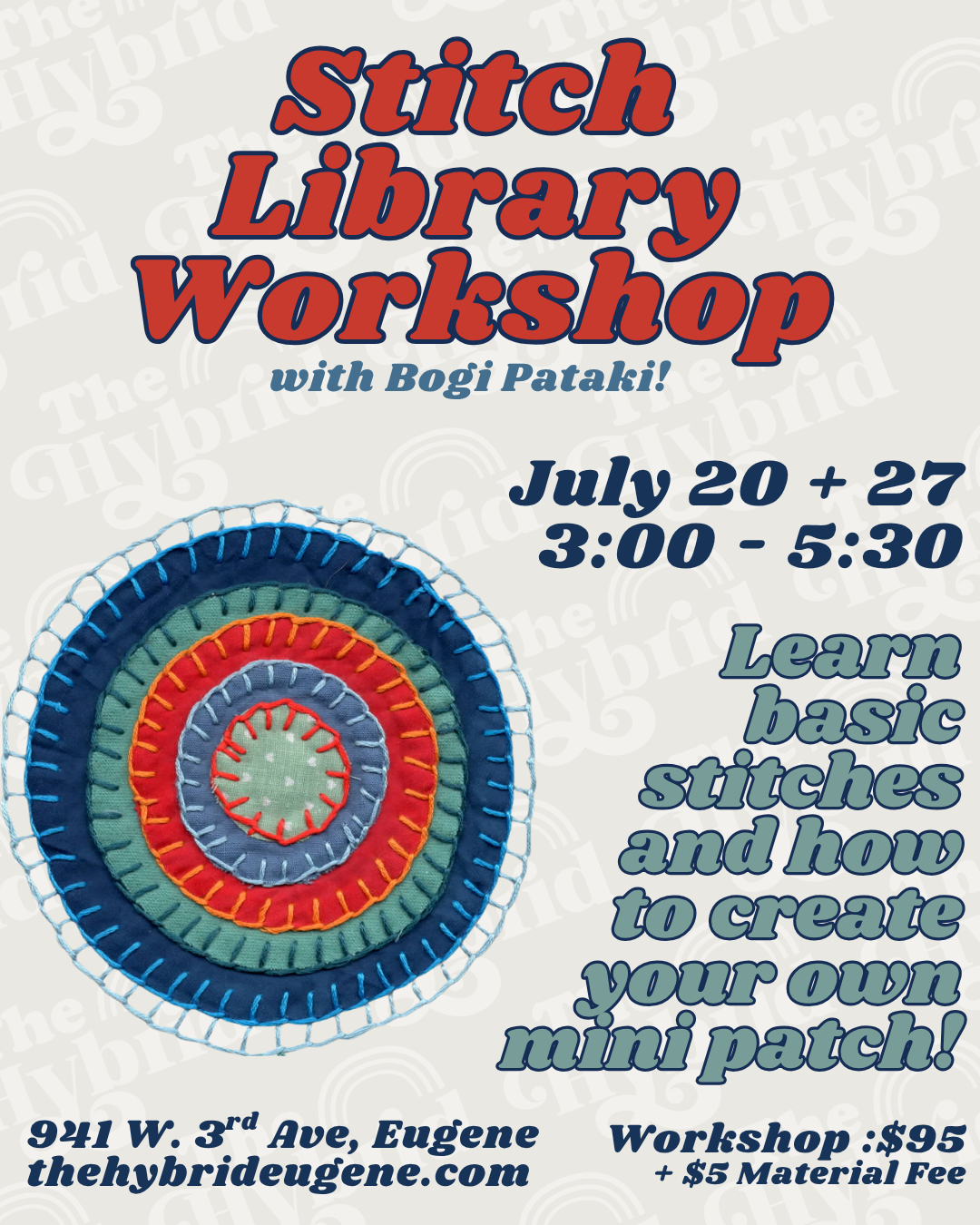 Stitch Library Workshop