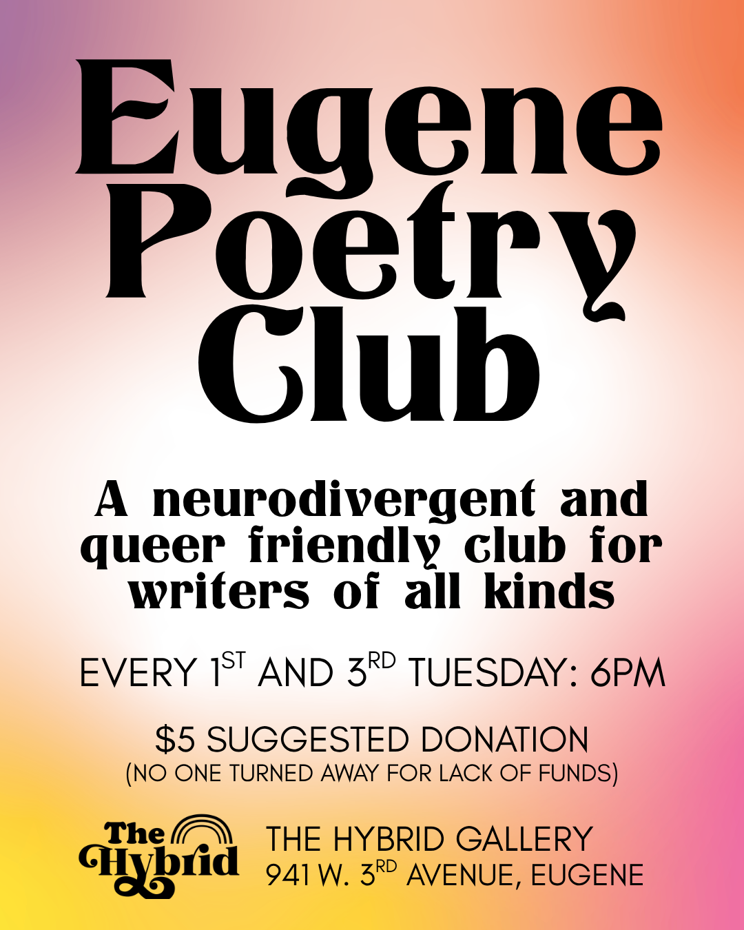 Eugene Poetry Club
