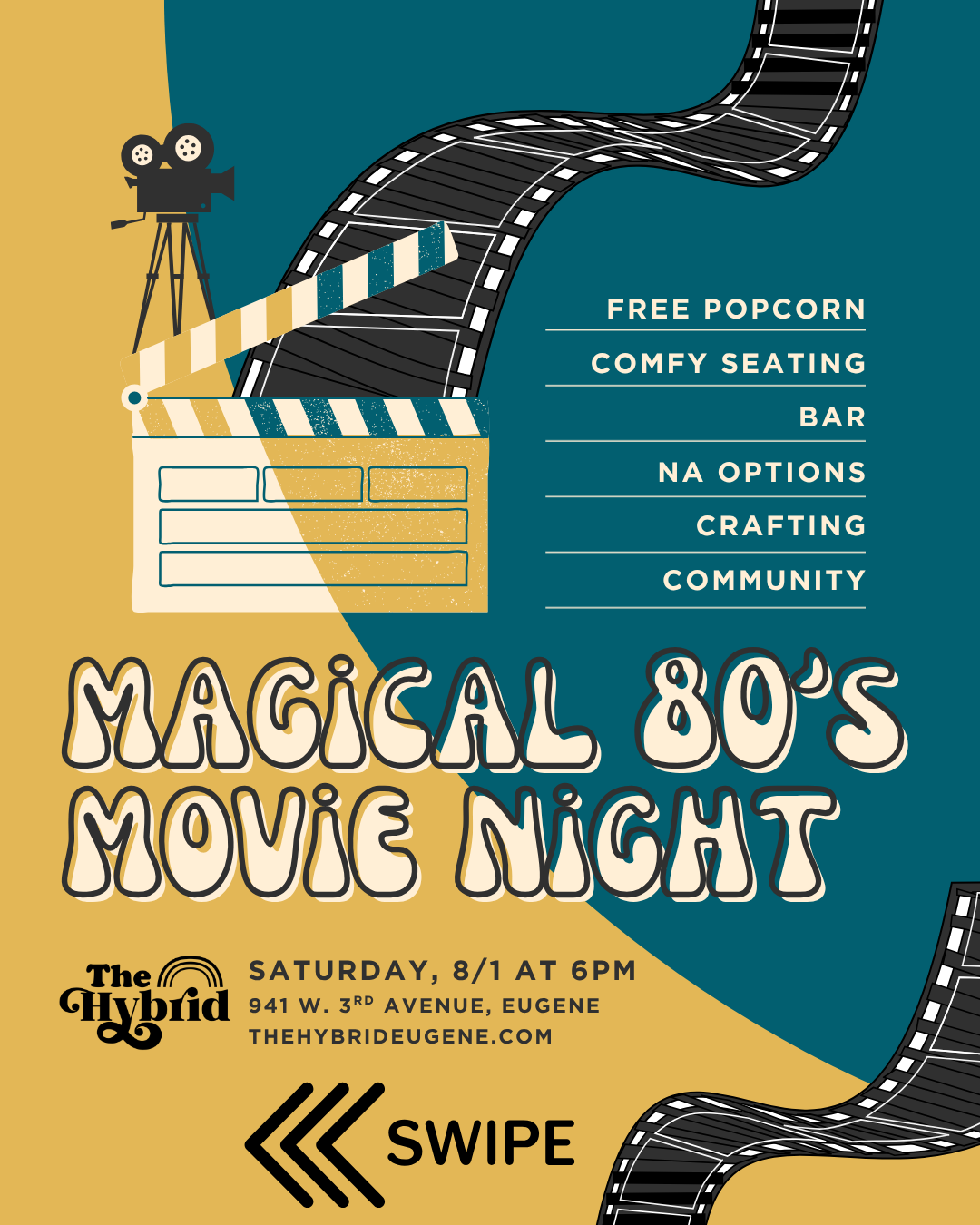Magical 80's Movie Night - Double Feature!