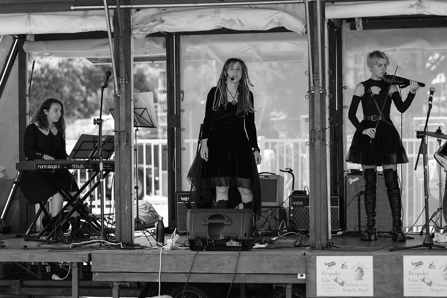 Goth girls - Newtown Festival
