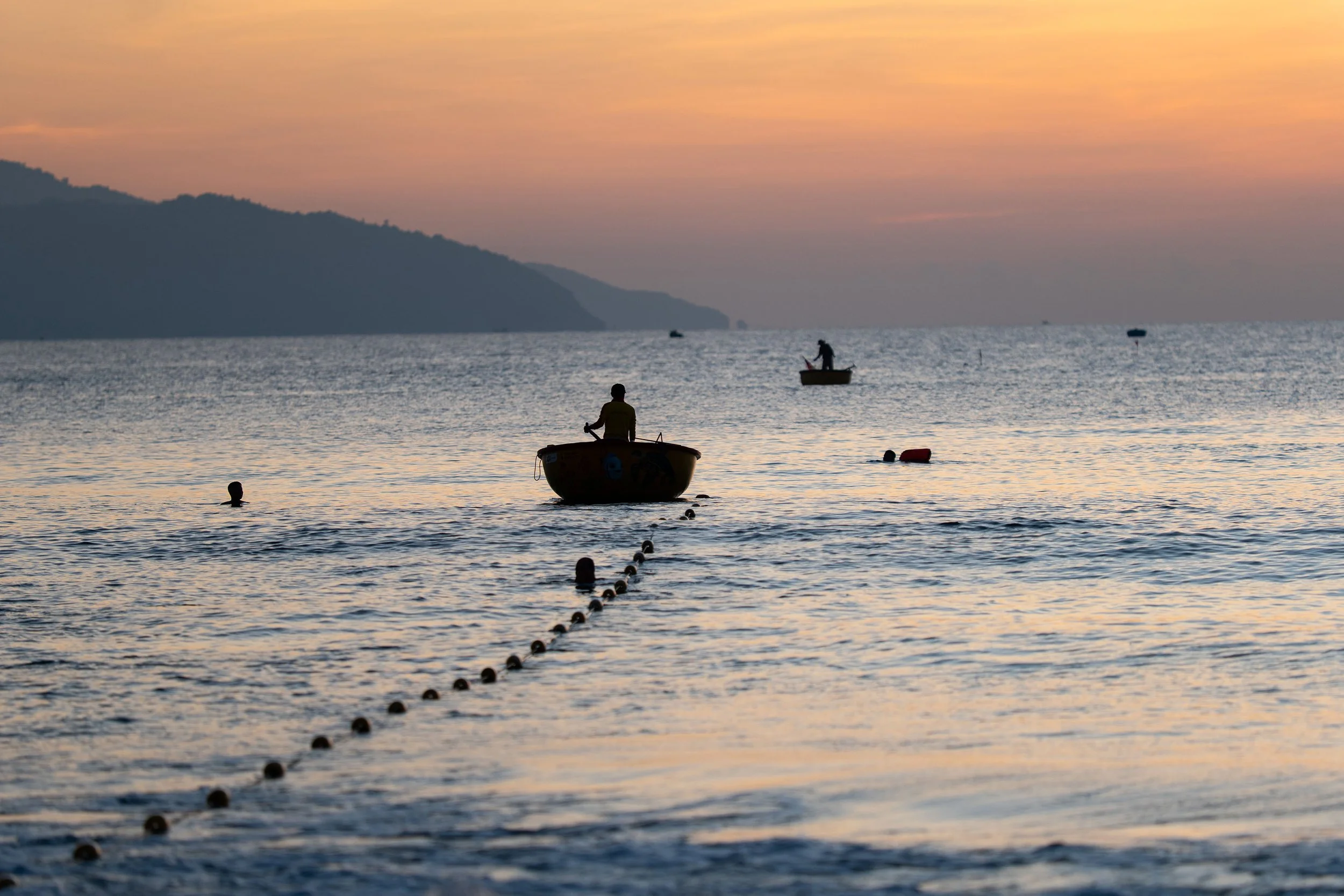 Round Boats - Da Nang, Vietnam