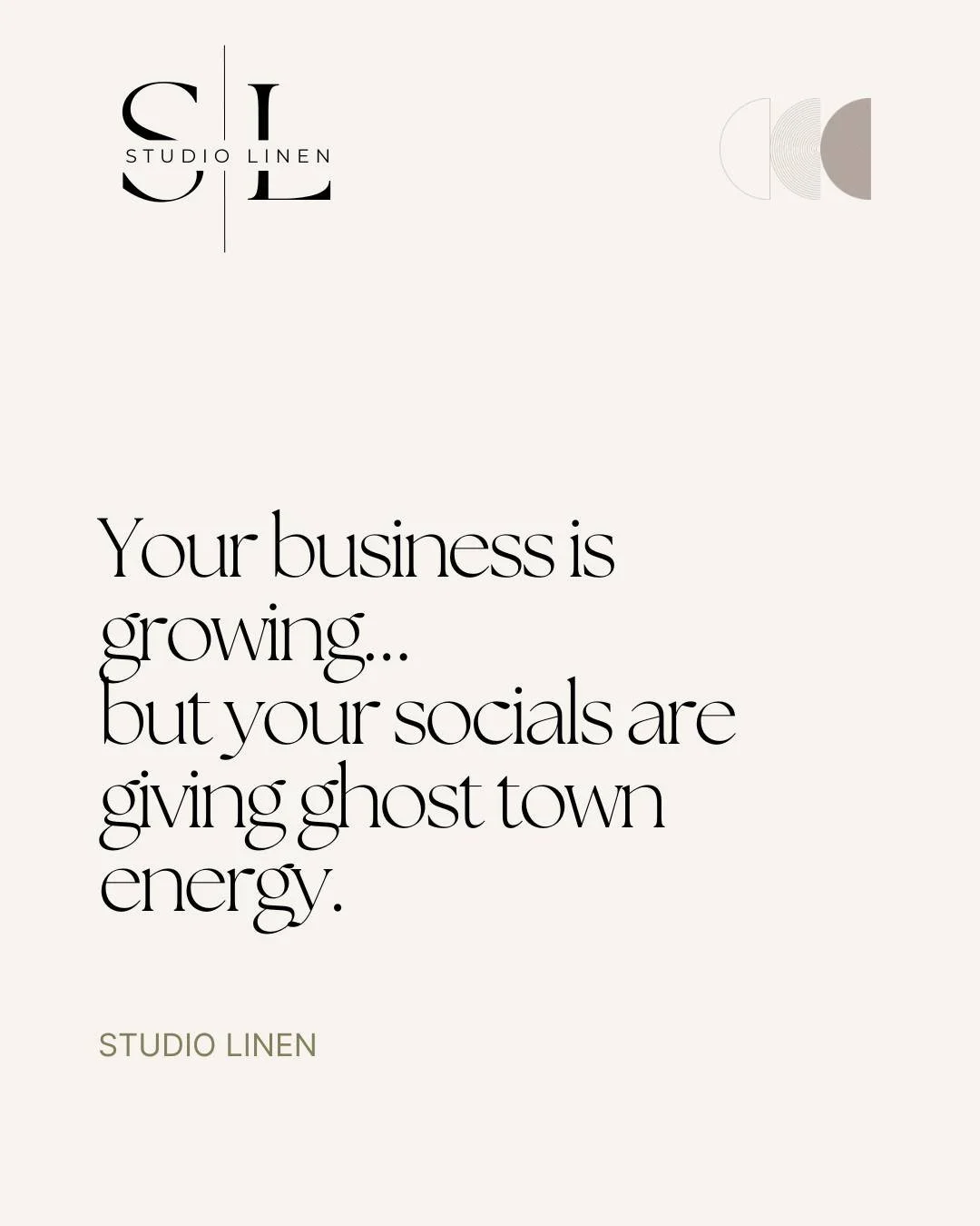 You don&rsquo;t hate your business.
You just hate having to also be a full-time content creator on top of everything else 🫠

Most business owners know social media is important - they just don&rsquo;t have the time, energy, or desire to keep up with