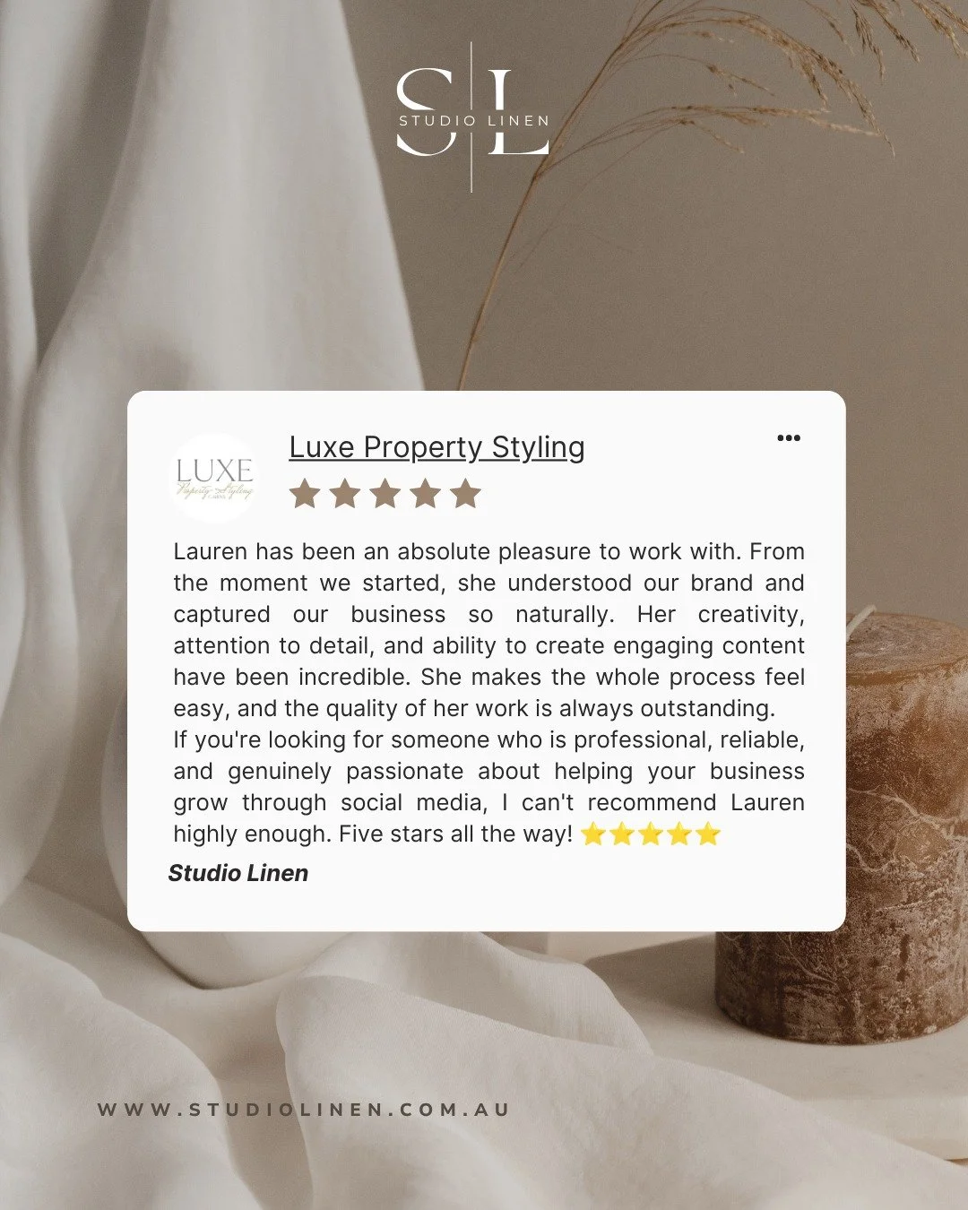 Kind words from wonderful clients ✨

Nothing means more to us than helping businesses feel confident in how they show up online. From social media management and content creation to branding and design, we're so grateful for the trust our clients pla