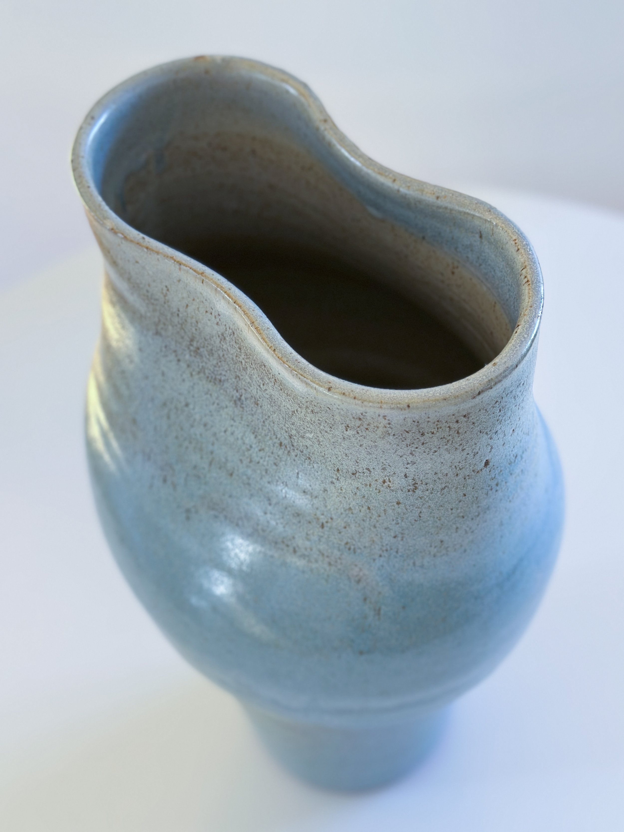 Sage Blue Vessel