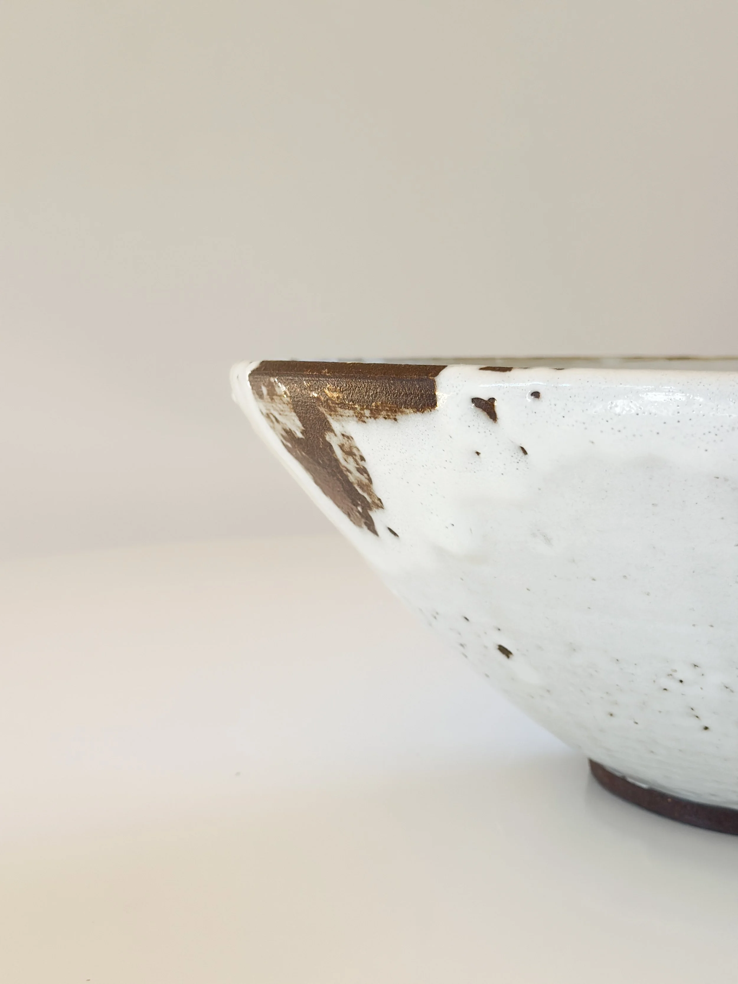 White Glaze Bowl