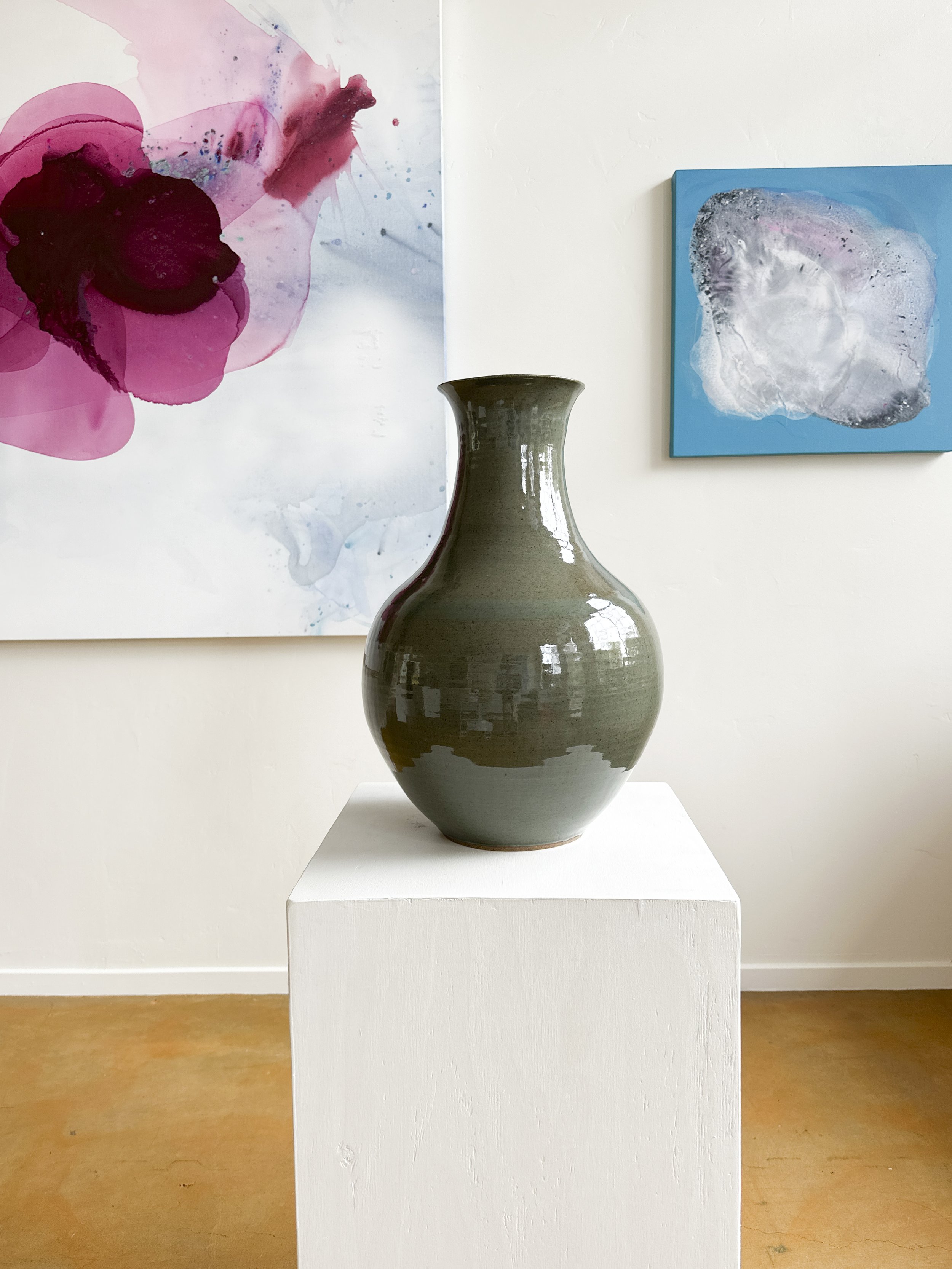 Large Dark Green Vessel