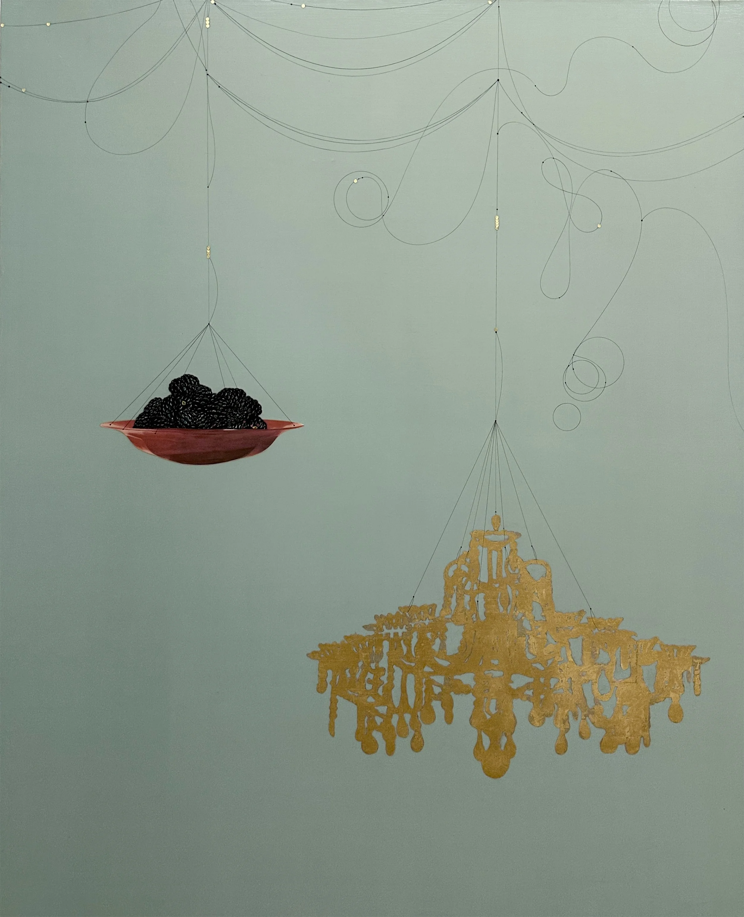 Blackberry and Chandelier