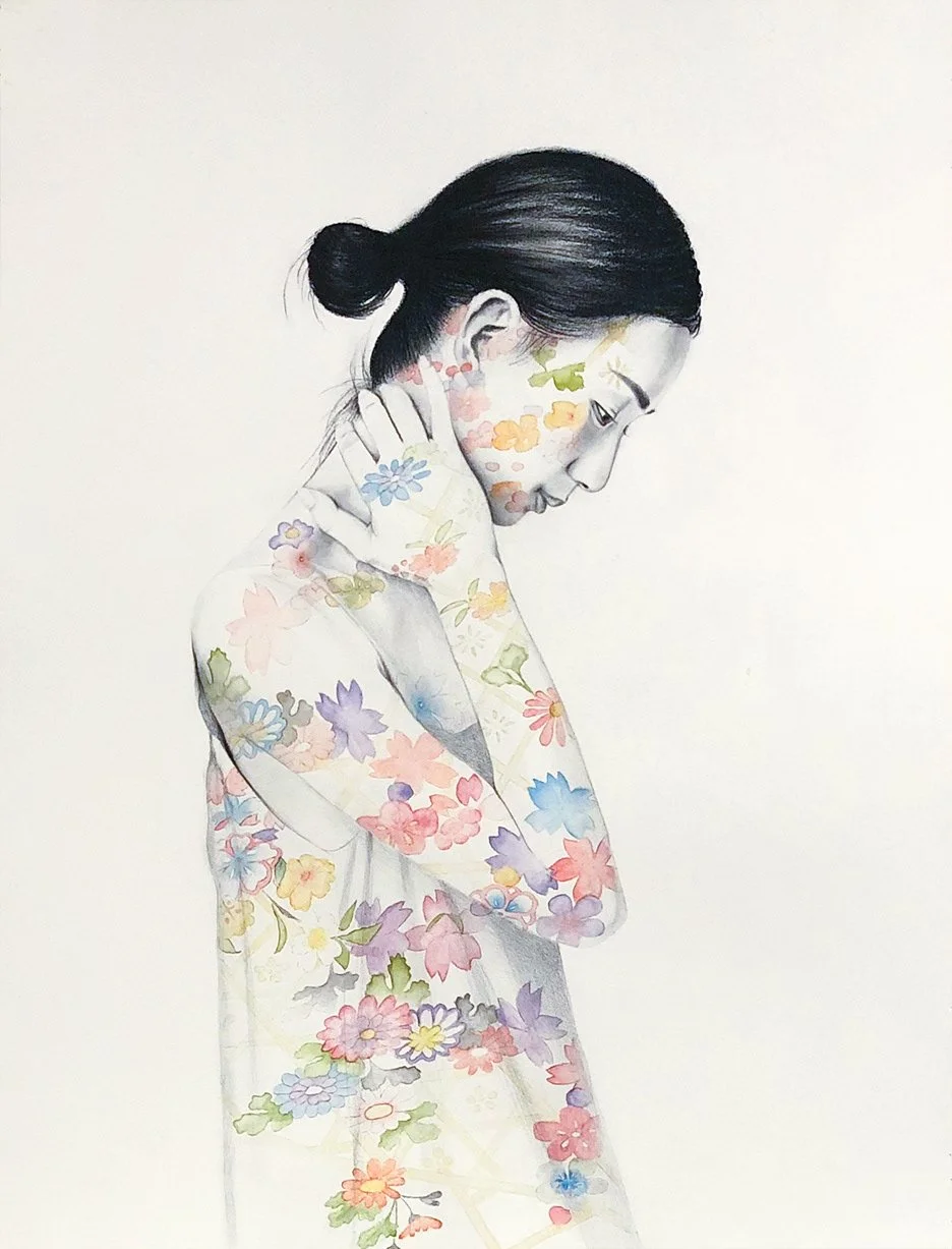 Ingrained - Floral kimono Wagara 1